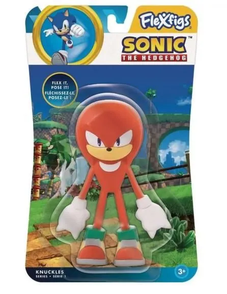 Sonic The Hedgehog Flexfigs Knuckles 5-Inch