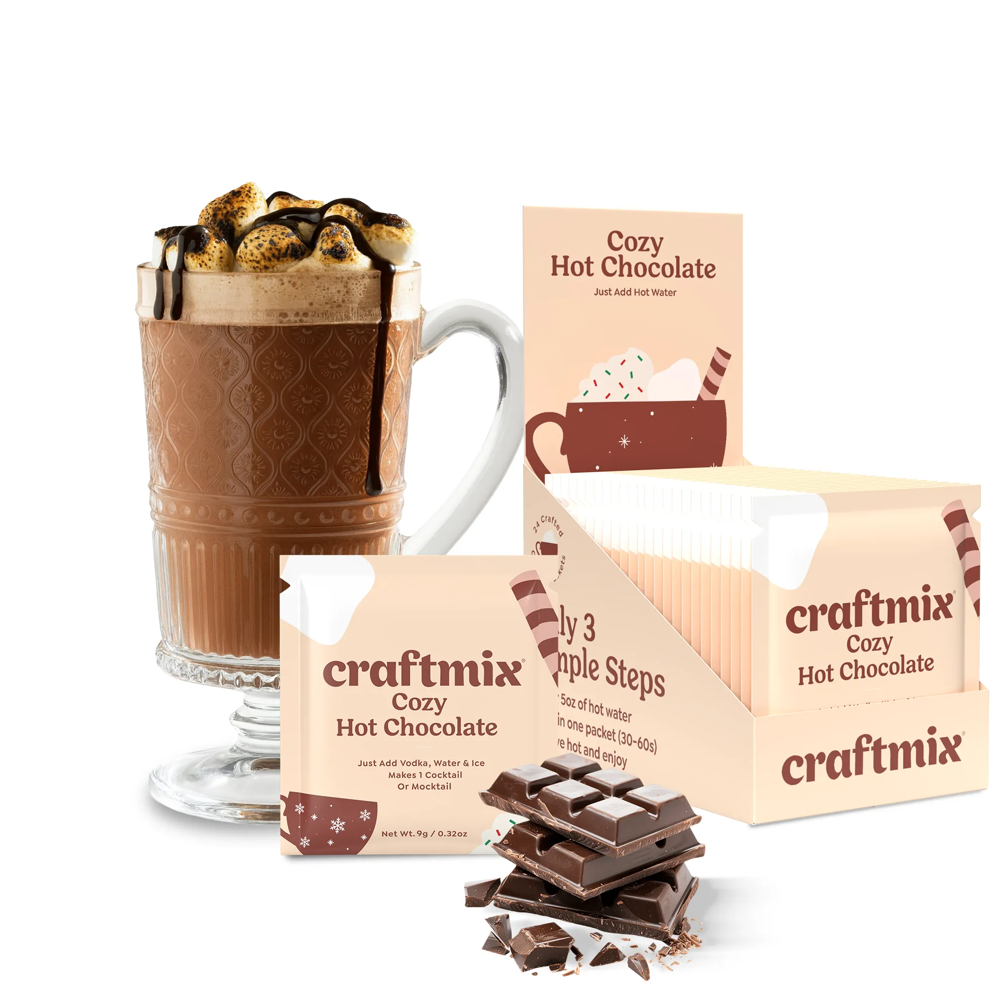 Cozy Hot Chocolate & Cocktail Mixer
