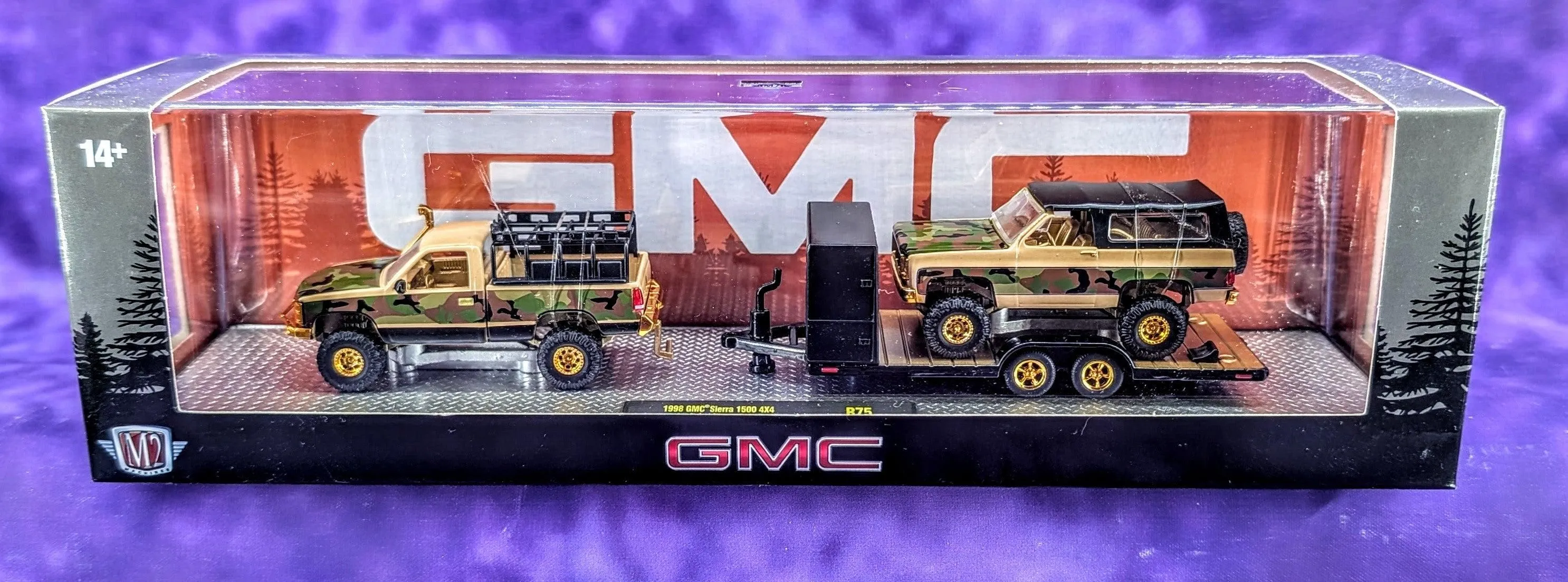 CHASE M2 Machines 1998 GMC Sierra 1500 4x4 & 1973 GMC Jimmy Sierra 4x4 - Auto-Haulers