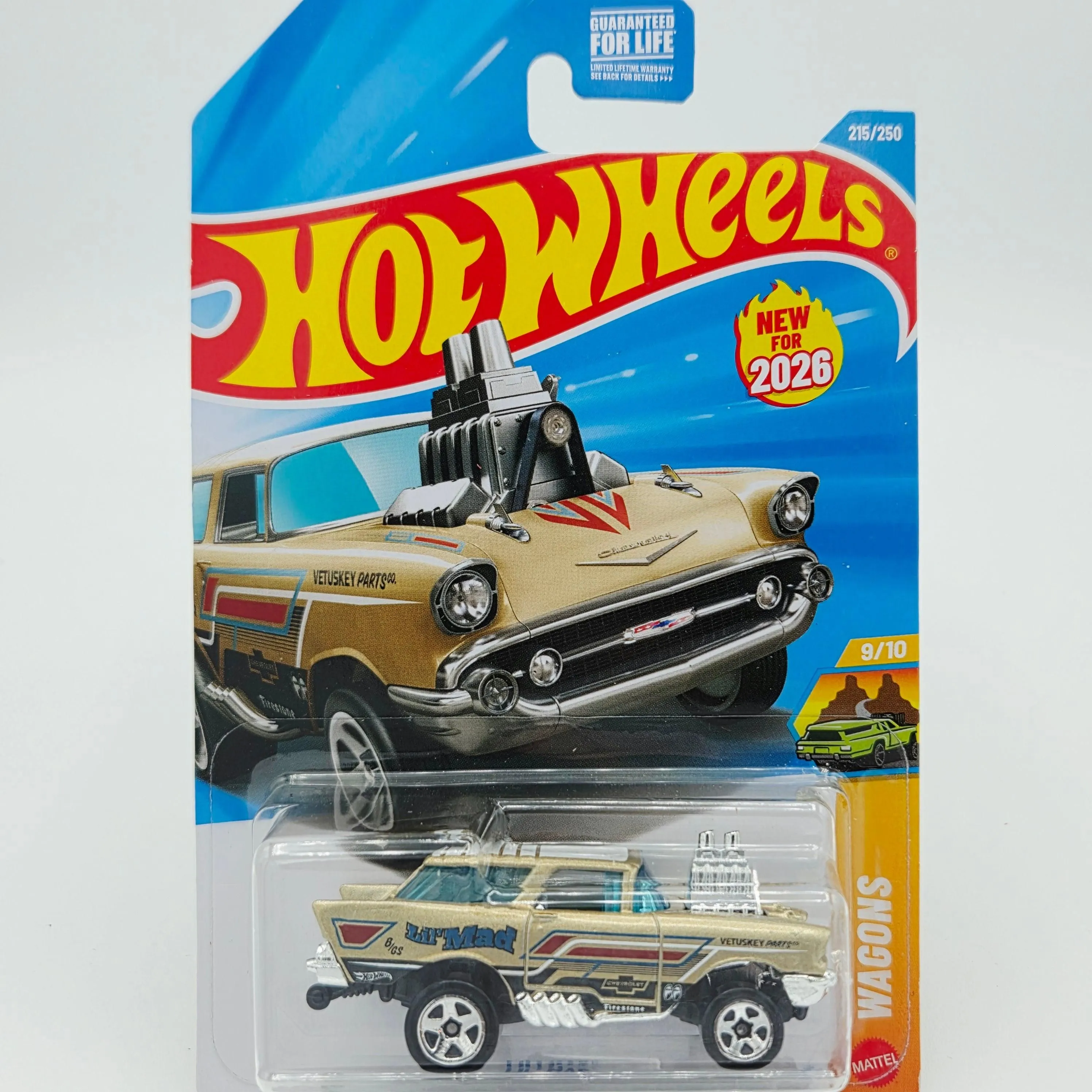 Hot Wheels Lil' Mad - Chevy Nomad Gasser (2026 HW Basic Case K - Wagons)