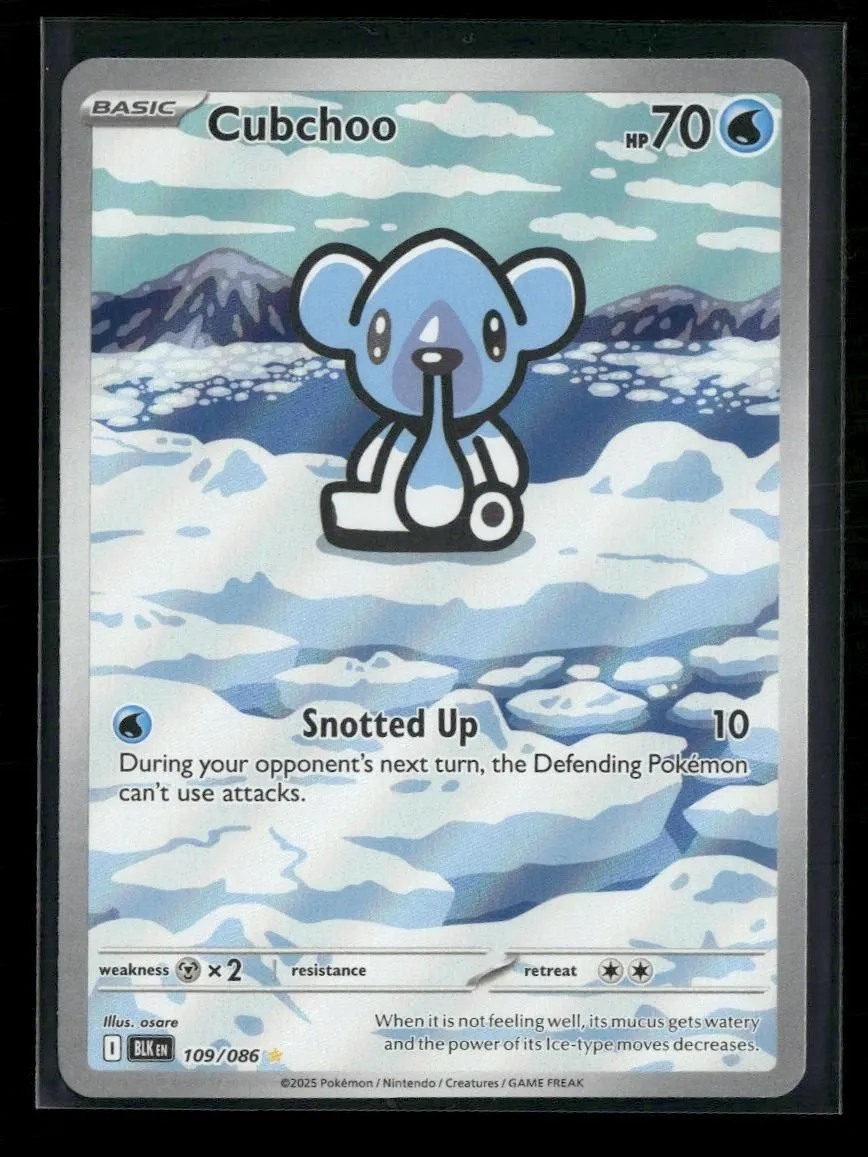 SV: Black Bolt Cubchoo #109/086