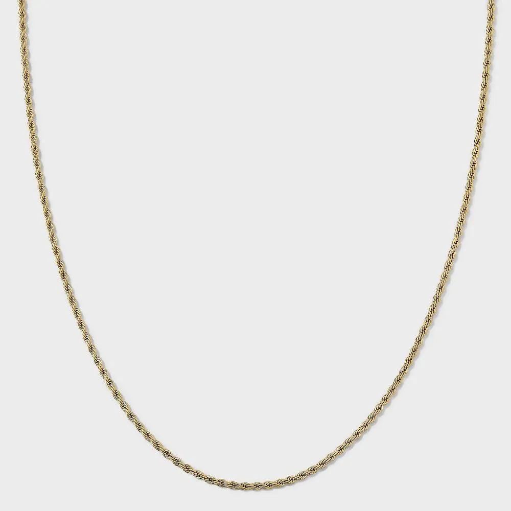 New - Size: 17.72 Inches - Hey Harper Waterproof Easy Necklace - Gold