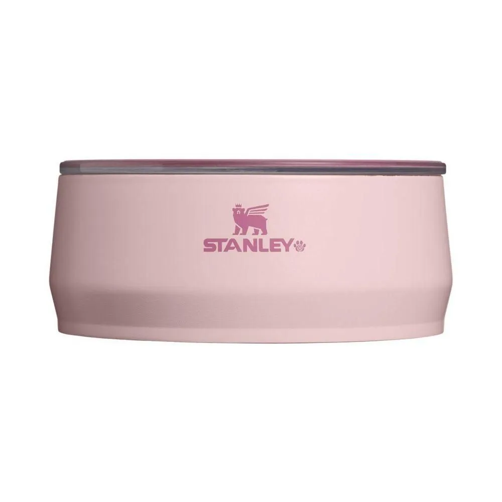 New without box - Stanley 3 Cup Stainless Steel Pet Bowl - Pink Dogwood Western