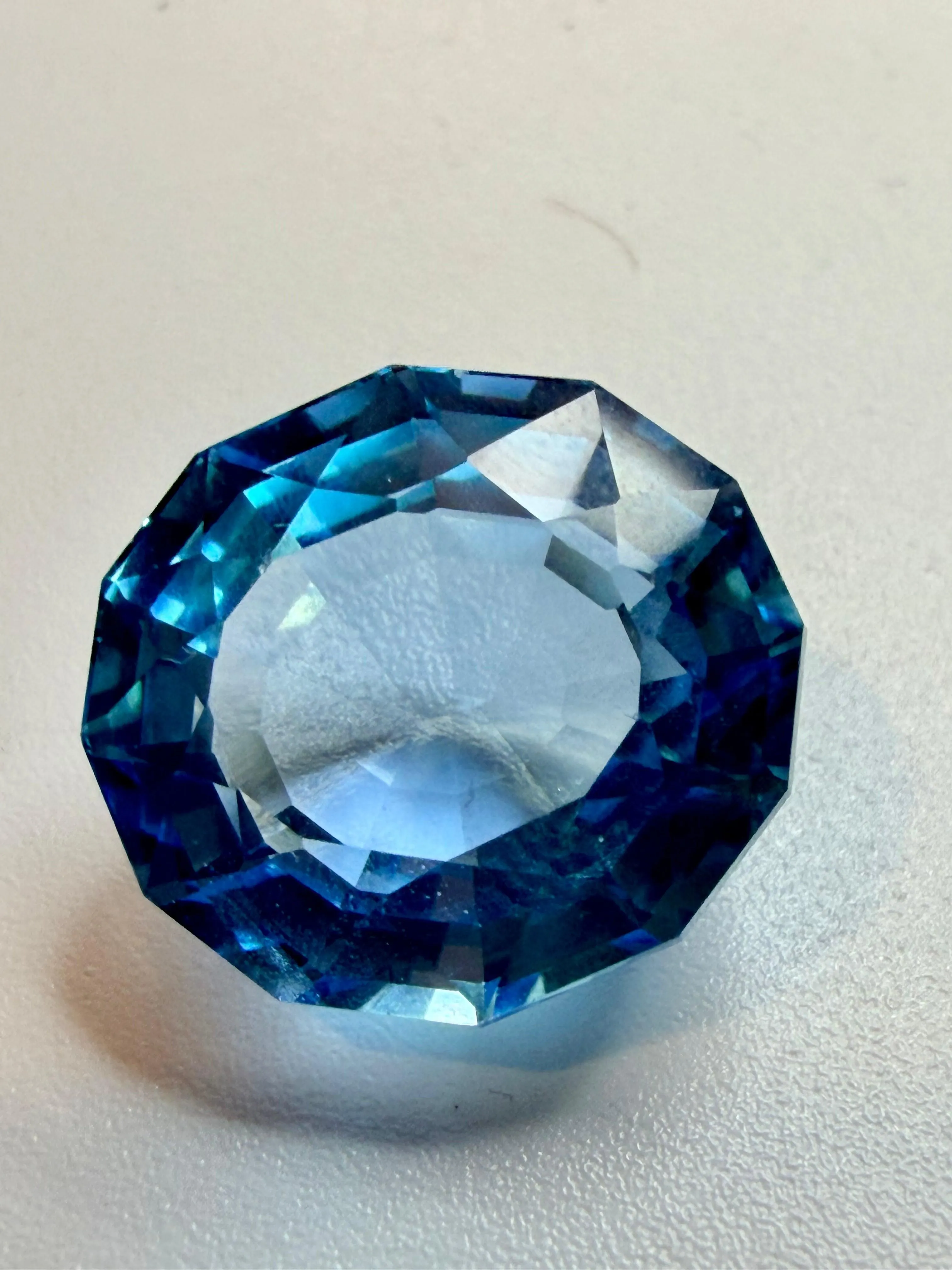 Natural Swiss Blue Topaz Oval 17x15mm 21.96ct