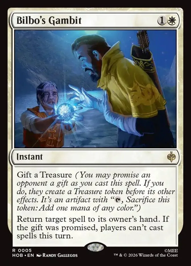 HOB, Bilbo's Gambit, Standard, 5, R, Near Mint, Normal, EN