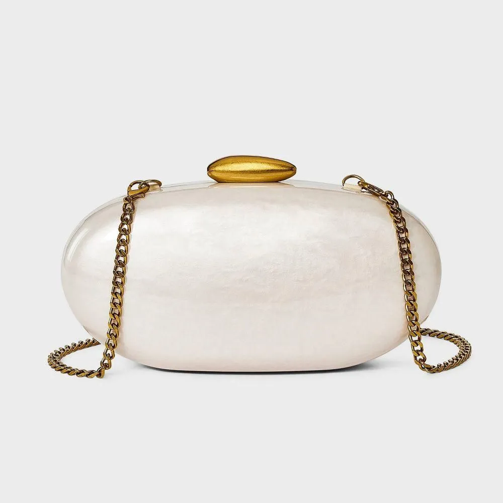 New Without Tags - Size: One Size - Organic Minaudiere Clutch - A New Day Pearl