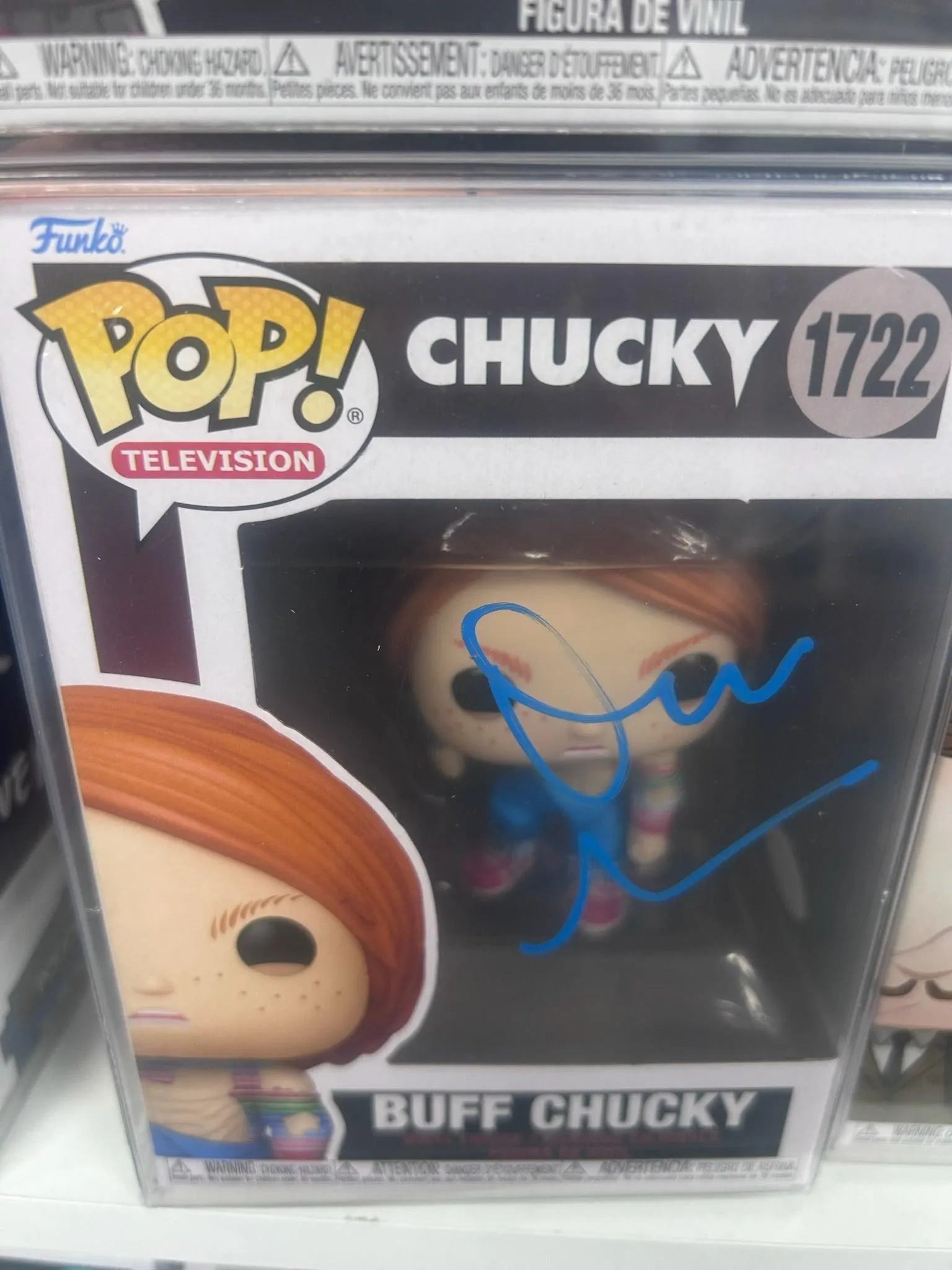 SIGNED BUFF CHUCKY FUNKO #1722