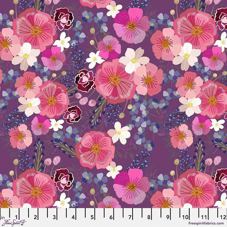 Petals Parade, Floral Fiesta by Mia Charro for FreeSpirit