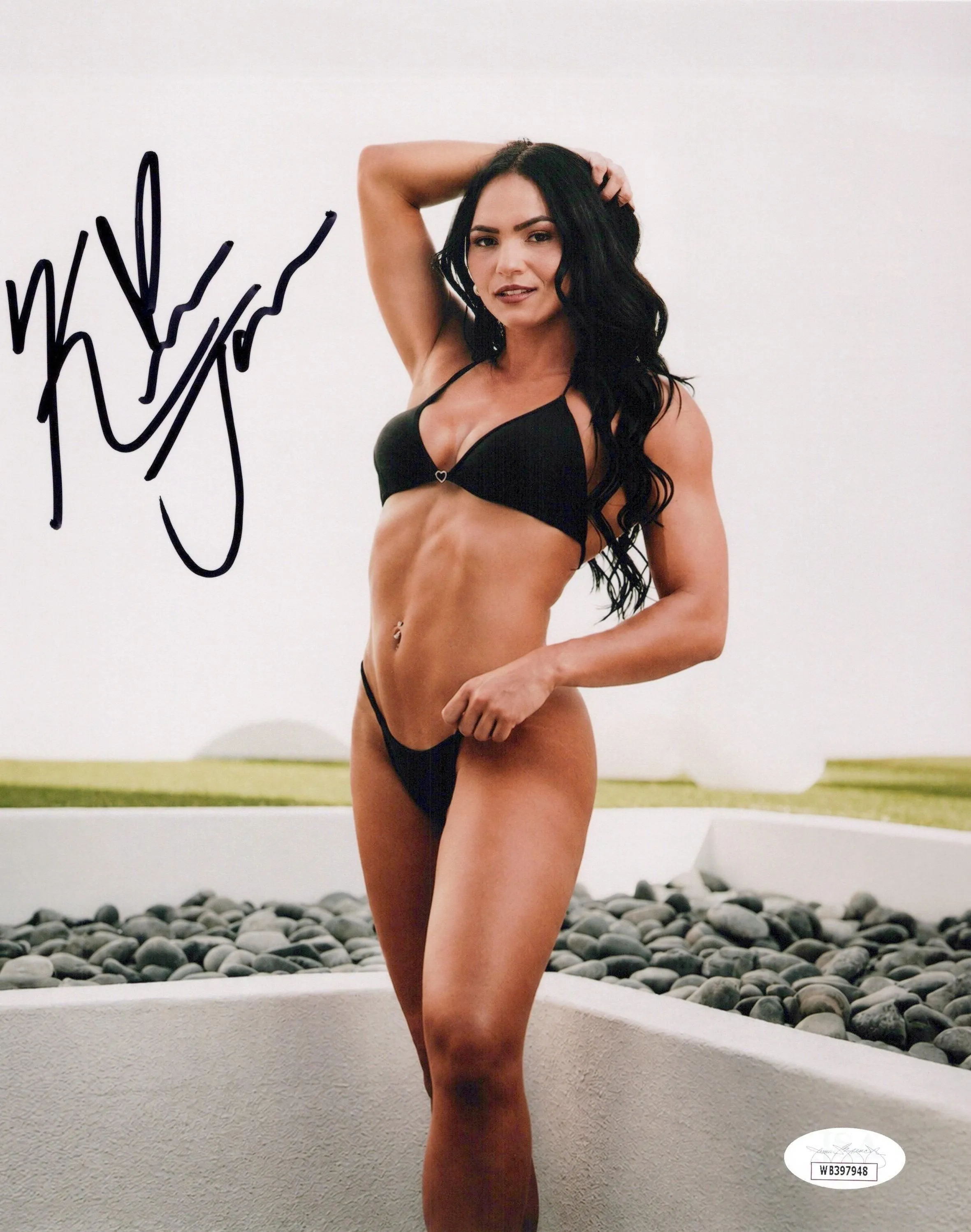 Kiana James (8x10 metallic) JSA COA Funhouse photo signed auto autographed WWE