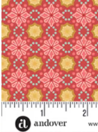 Sparrow Falls Seed Cinnamon Red A-10386-R Michael Nardi Andover Half Yard