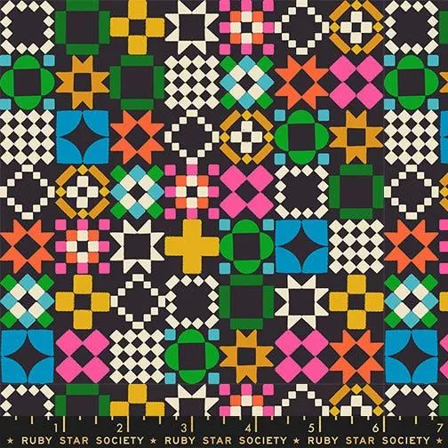 1-800-Notion - Quilty as Charged in Soft Black - Ruby Star Society