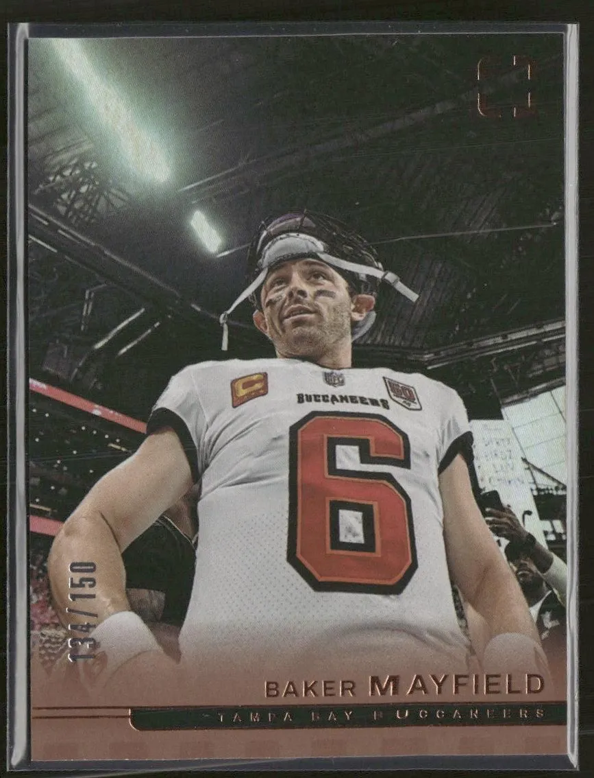 2025 Panini Photogenic Bronze Baker Mayfield #/150 #98