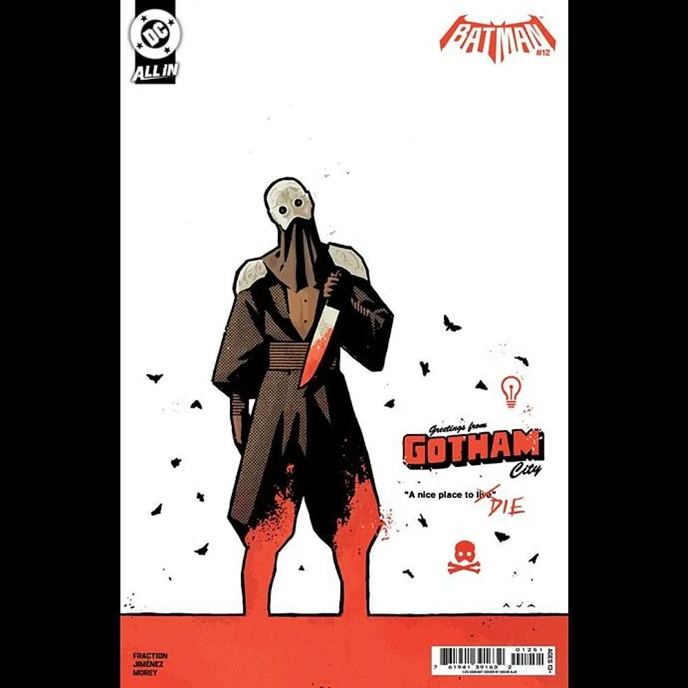 BATMAN #12 CVR F INC 1:25 DAVID AJA CARD STOCK VAR