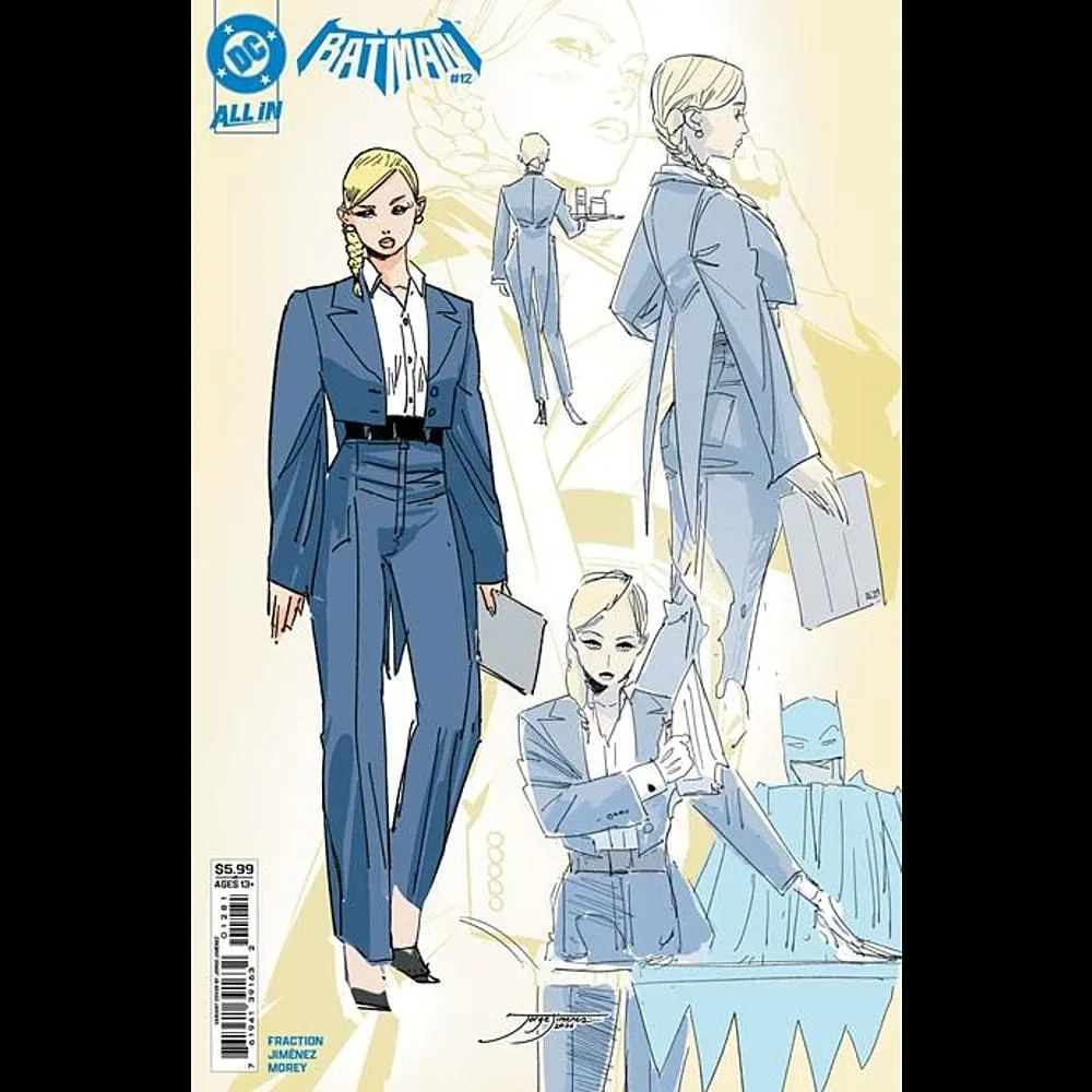 BATMAN #12 CVR G JORGE JIMENEZ VERITY PENNYWORTH DESIGN CARD STOCK VAR