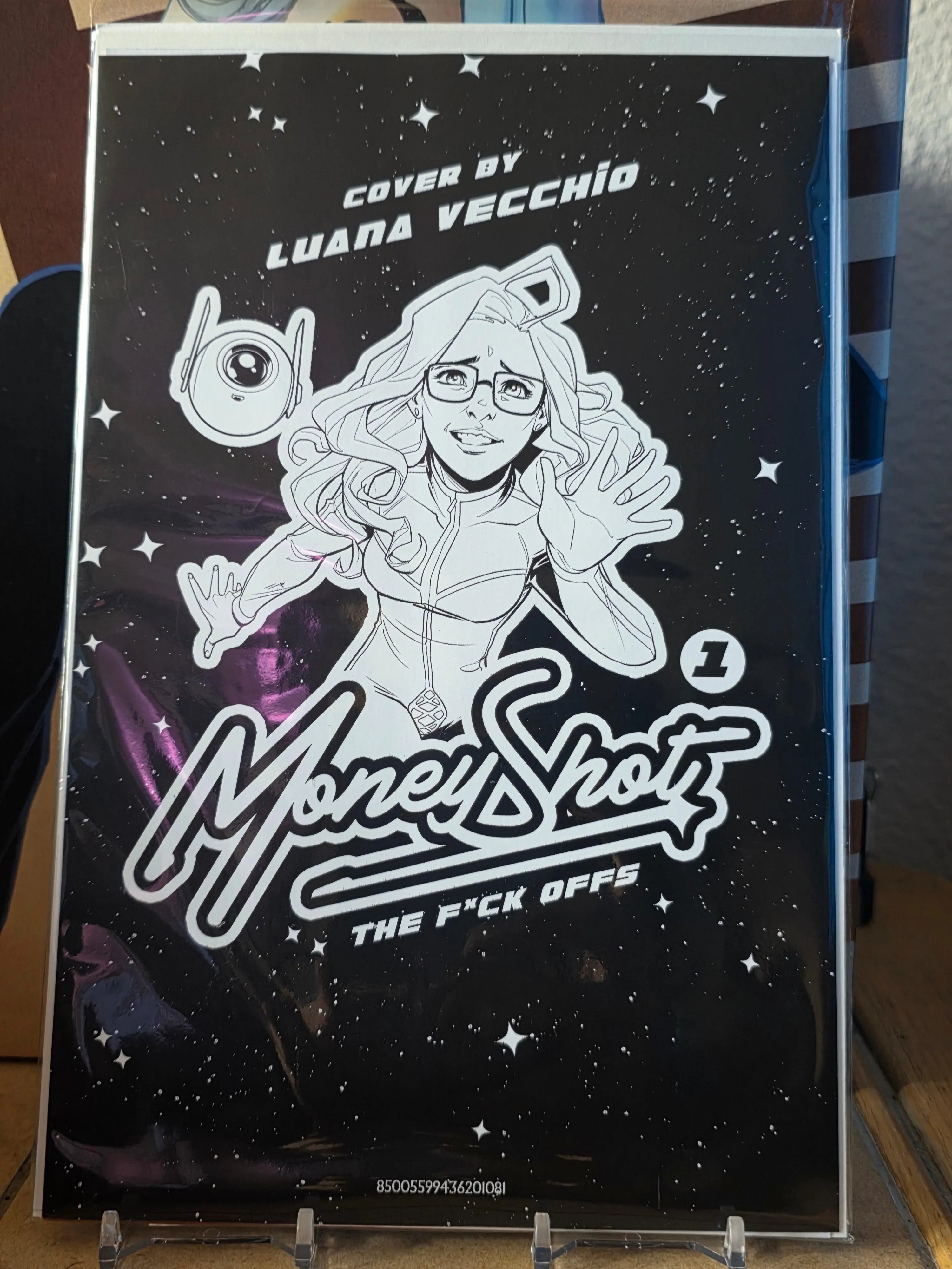 Money Shot: The F*ck Offs #1 Cover 1H Luana Vecchio NSFW Black Bag Polybagged Variant