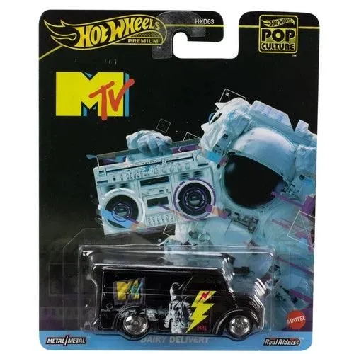 Hot Wheels Pop Culture MTV Dairy Delivery Diecast Model Car