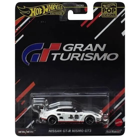 Hot Wheels Pop Culture Gran Turismo Nissan GT-R Nismo GT3 Diecast Model Car