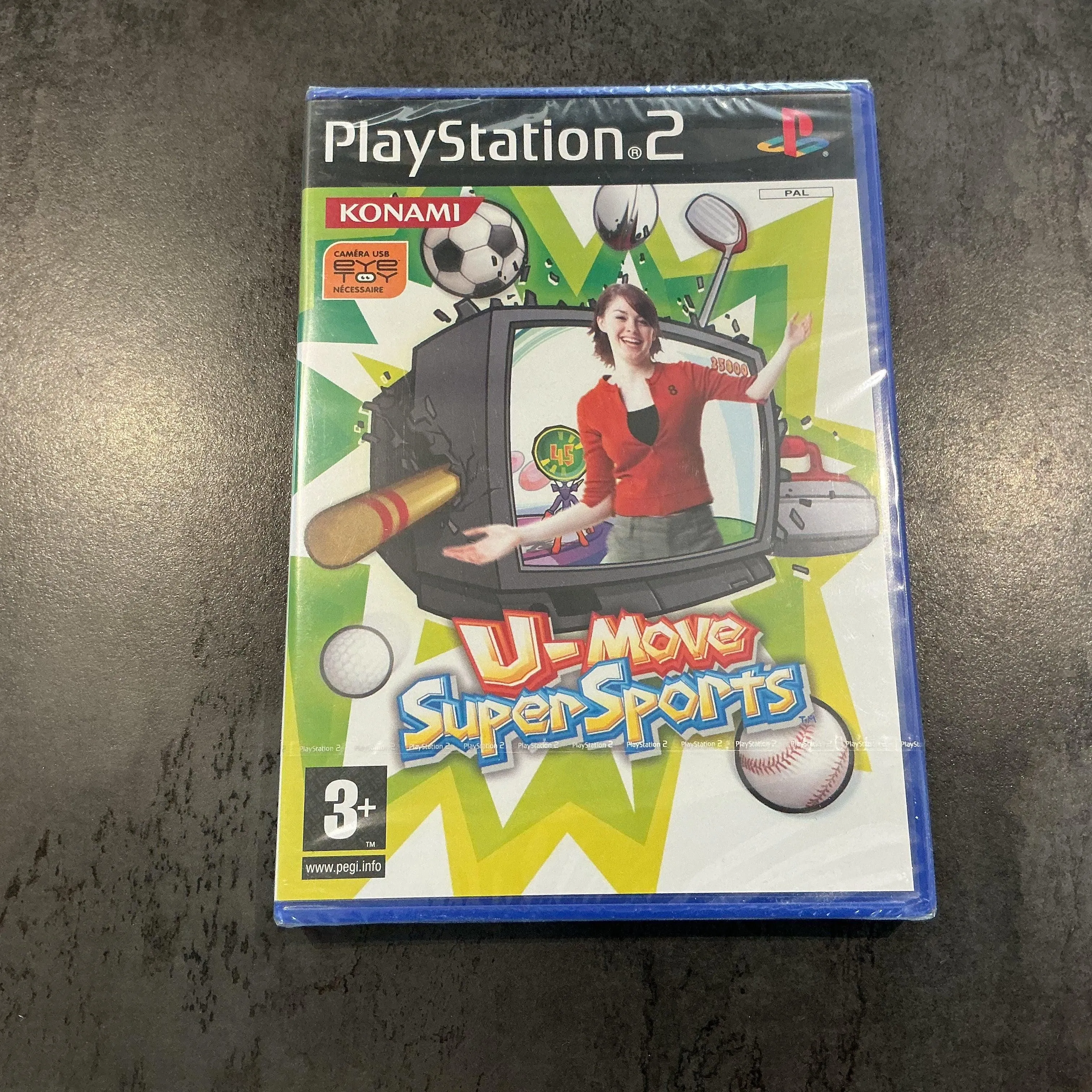 U-Move Super Sports PS2 sous blister disque inclus neuf