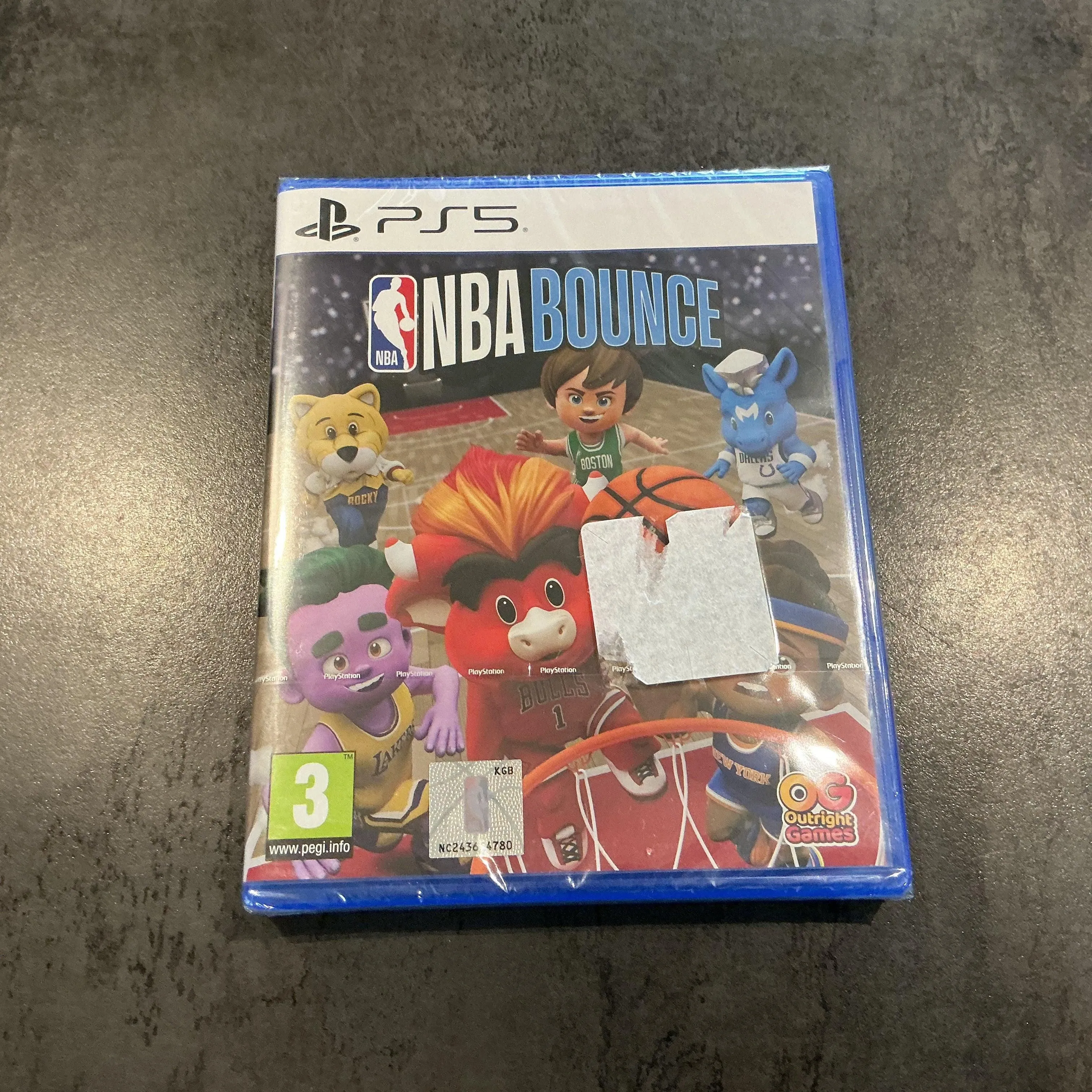 NBA Bounce PS5 sous blister disque inclus - trace d’étiquette neuf