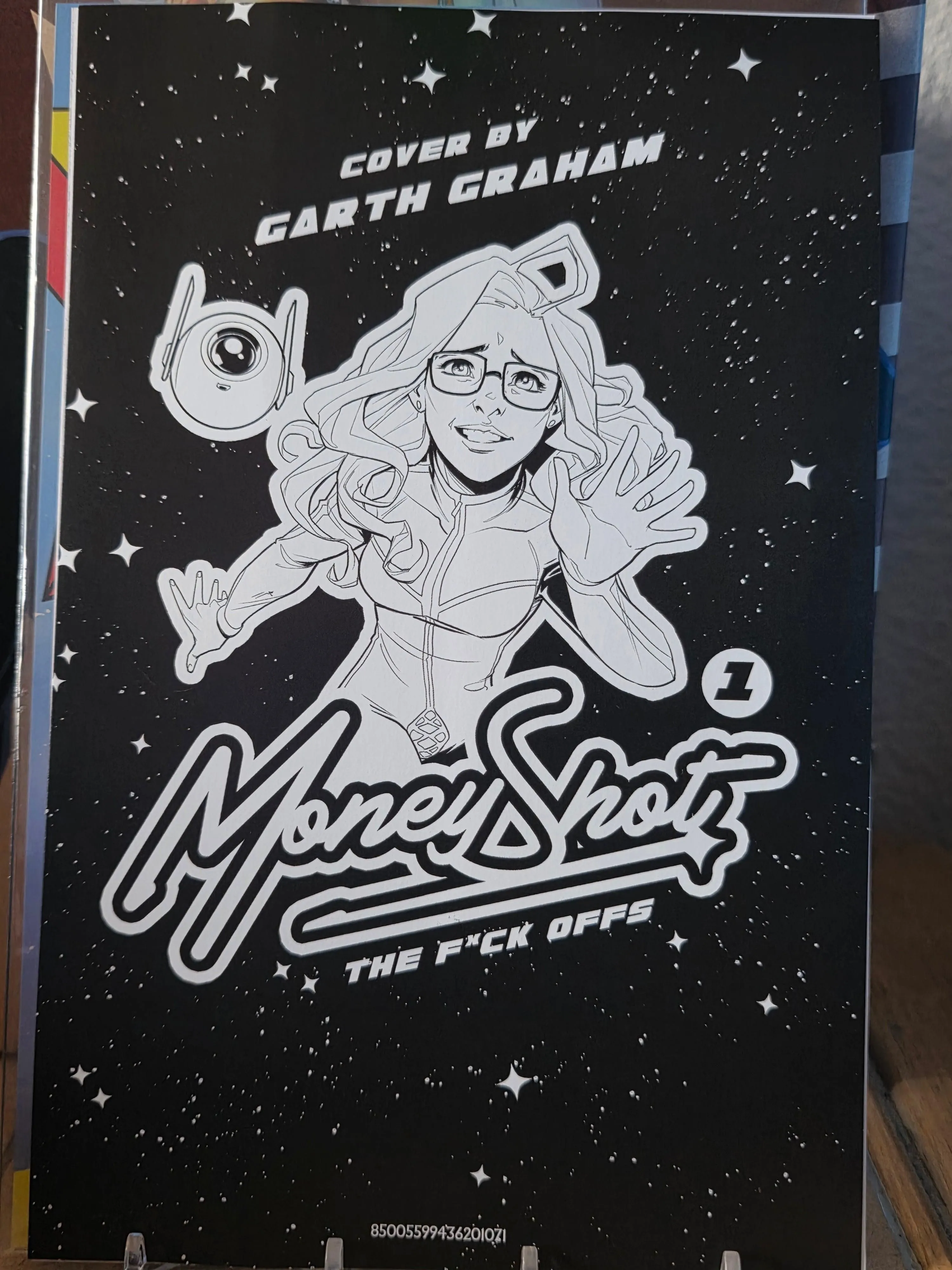 Money Shot: The F*ck Offs #1 Cover 1G Garth Graham NSFW Black Bag Polybagged Variant
