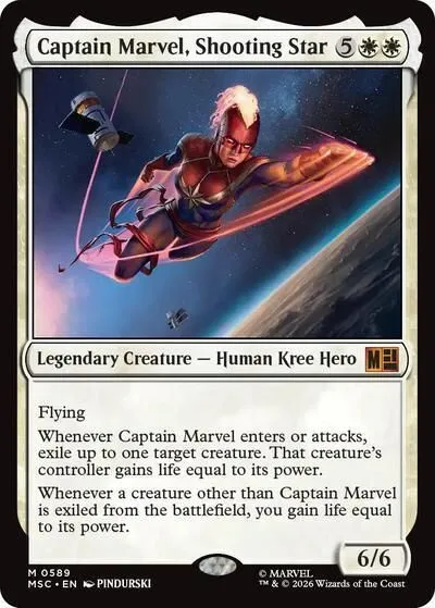Captain Marvel, Shooting Star (Commander: Marvel Super Heroes) Near Mint