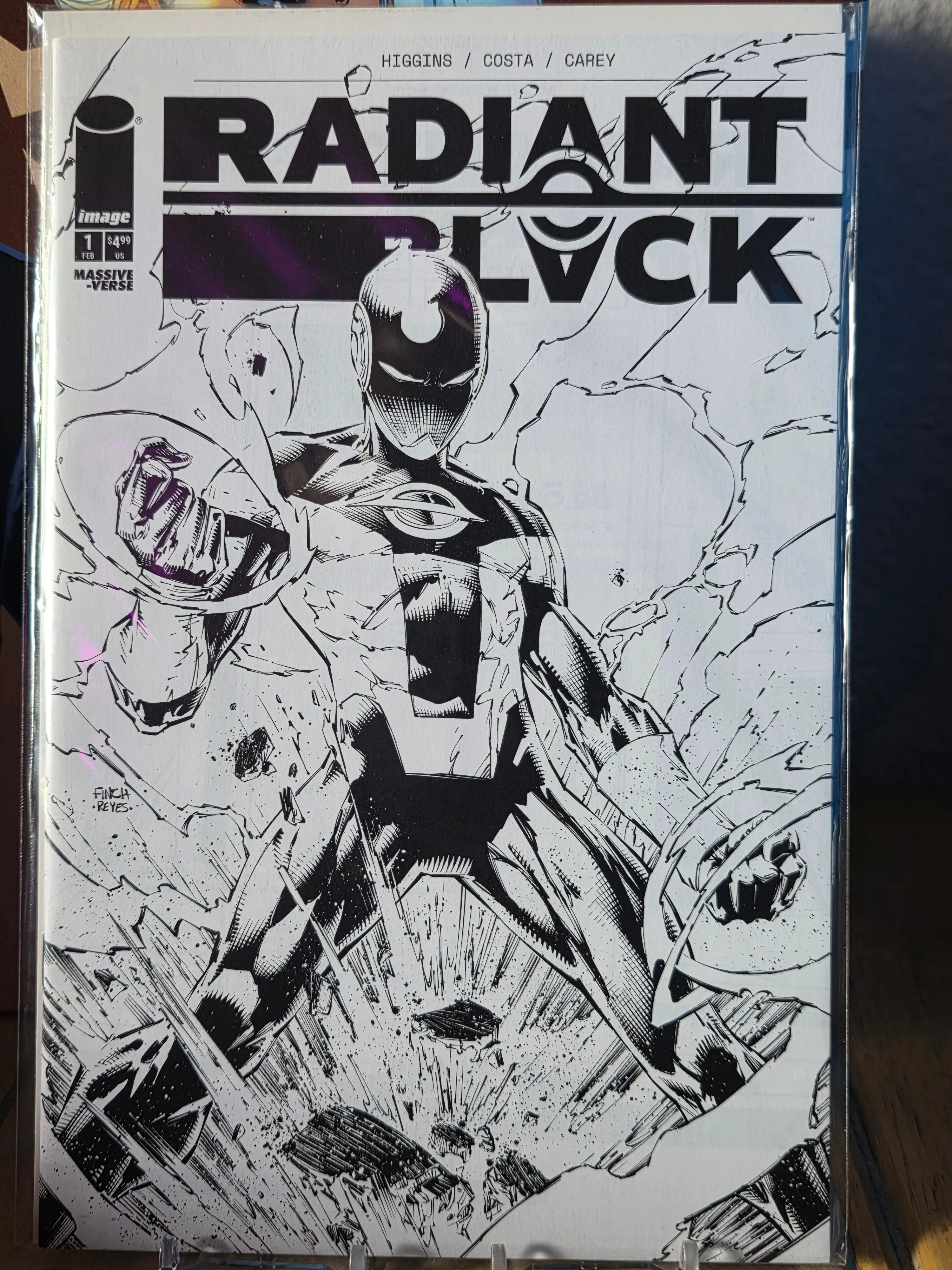 Radiant Black and White #1 Cover 1A David Finch 5th Anniversary Special One-Shot (Image Comics)
