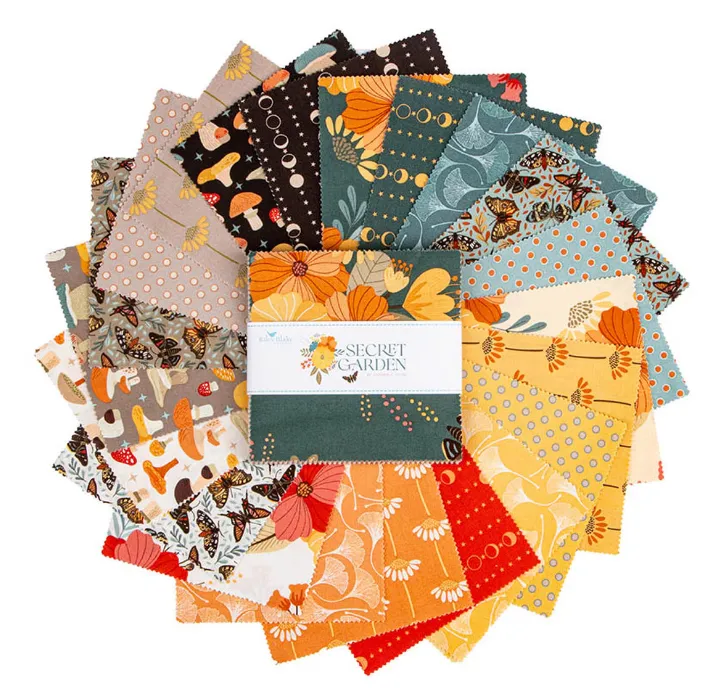 Secret Garden 21 Fat Quarter Bundle FQ­-18040­-21 Riley Blake
