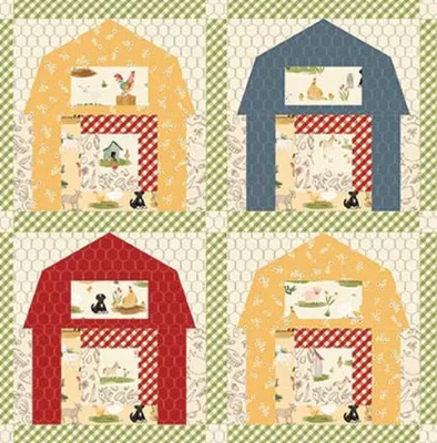 Lil' Farm Friends I Spy Farm Quilt Kit KT-­17940 Riley Blake