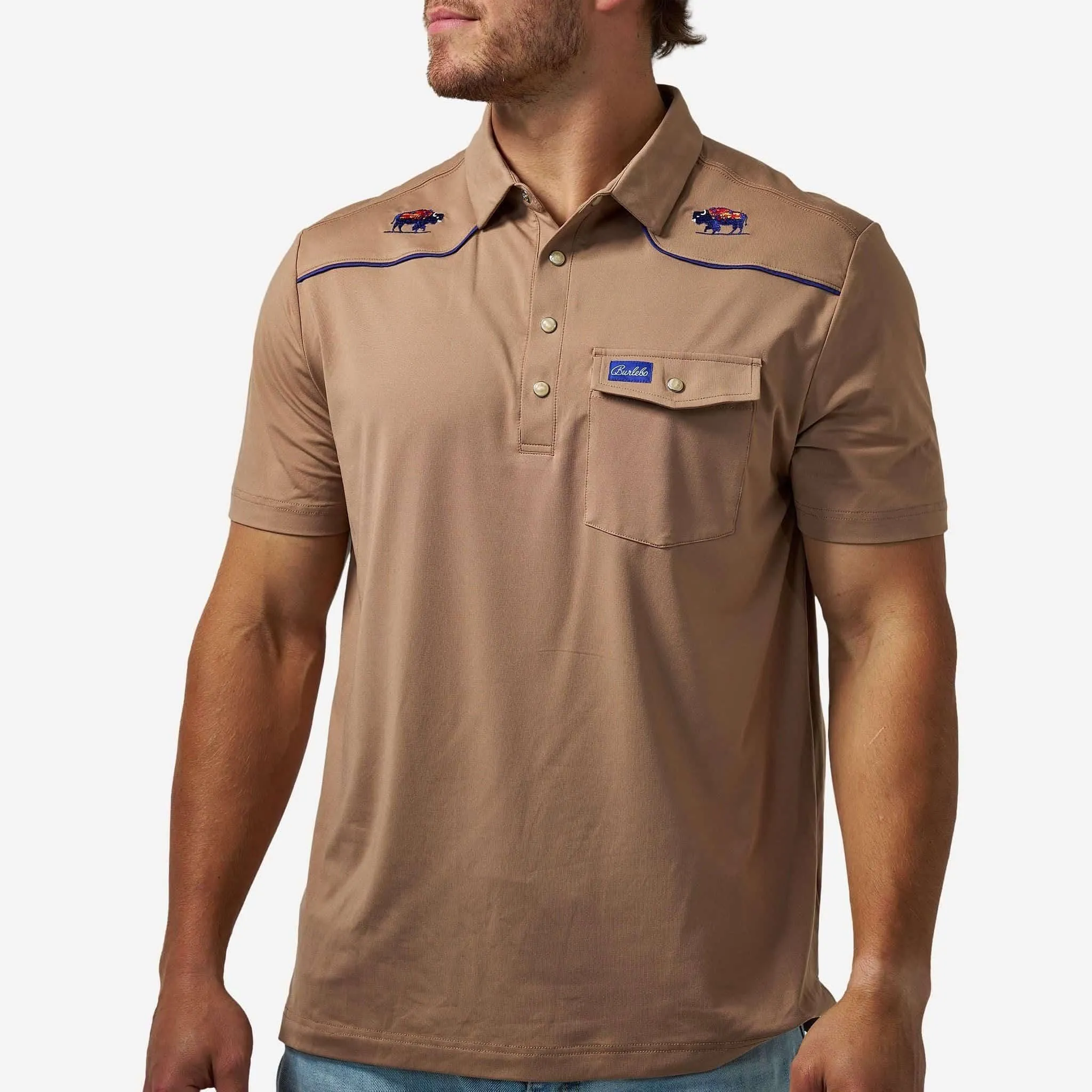 Pearl Snap Performance Polo