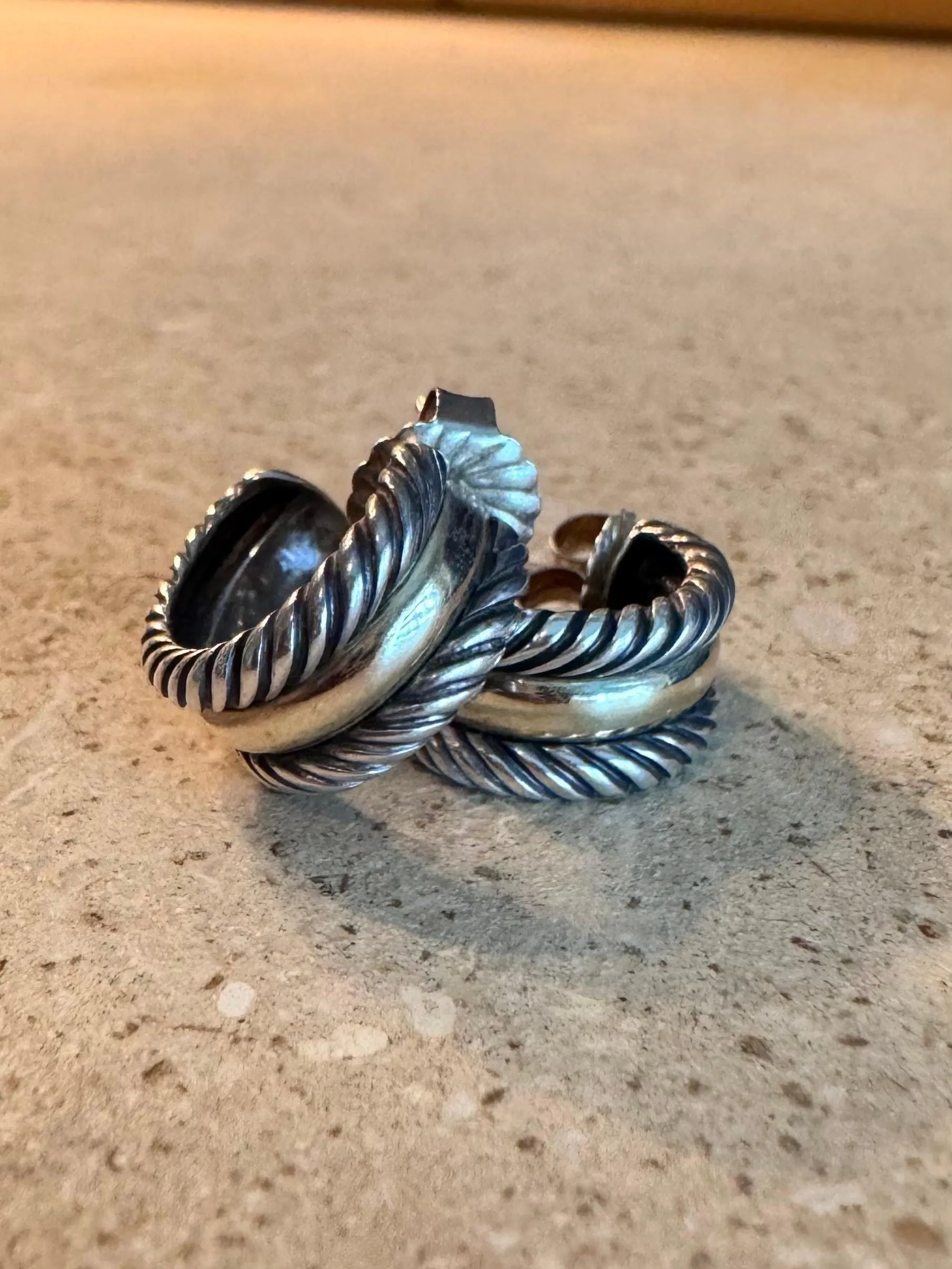David Yurman Cable Hoop Earrings