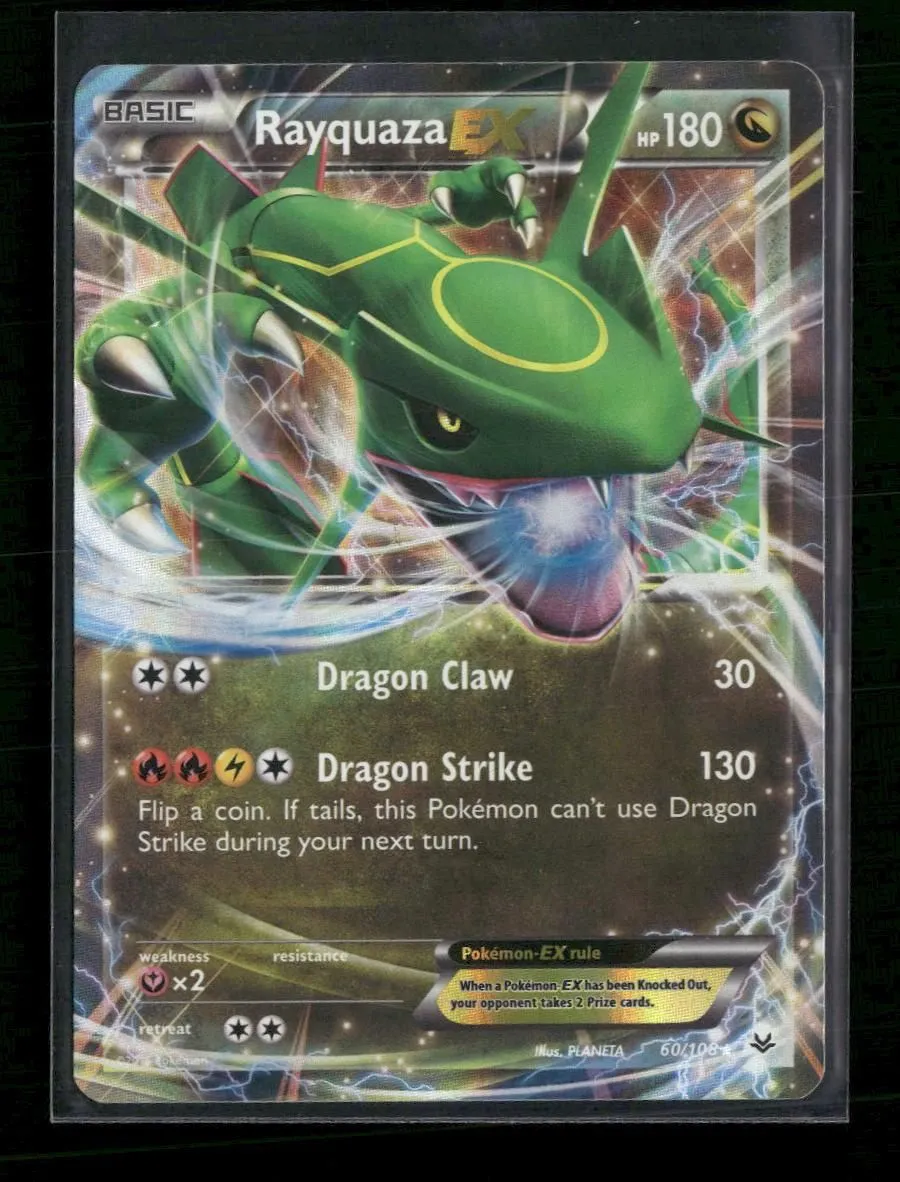 XY - Roaring Skies Rayquaza EX (60) #60/108