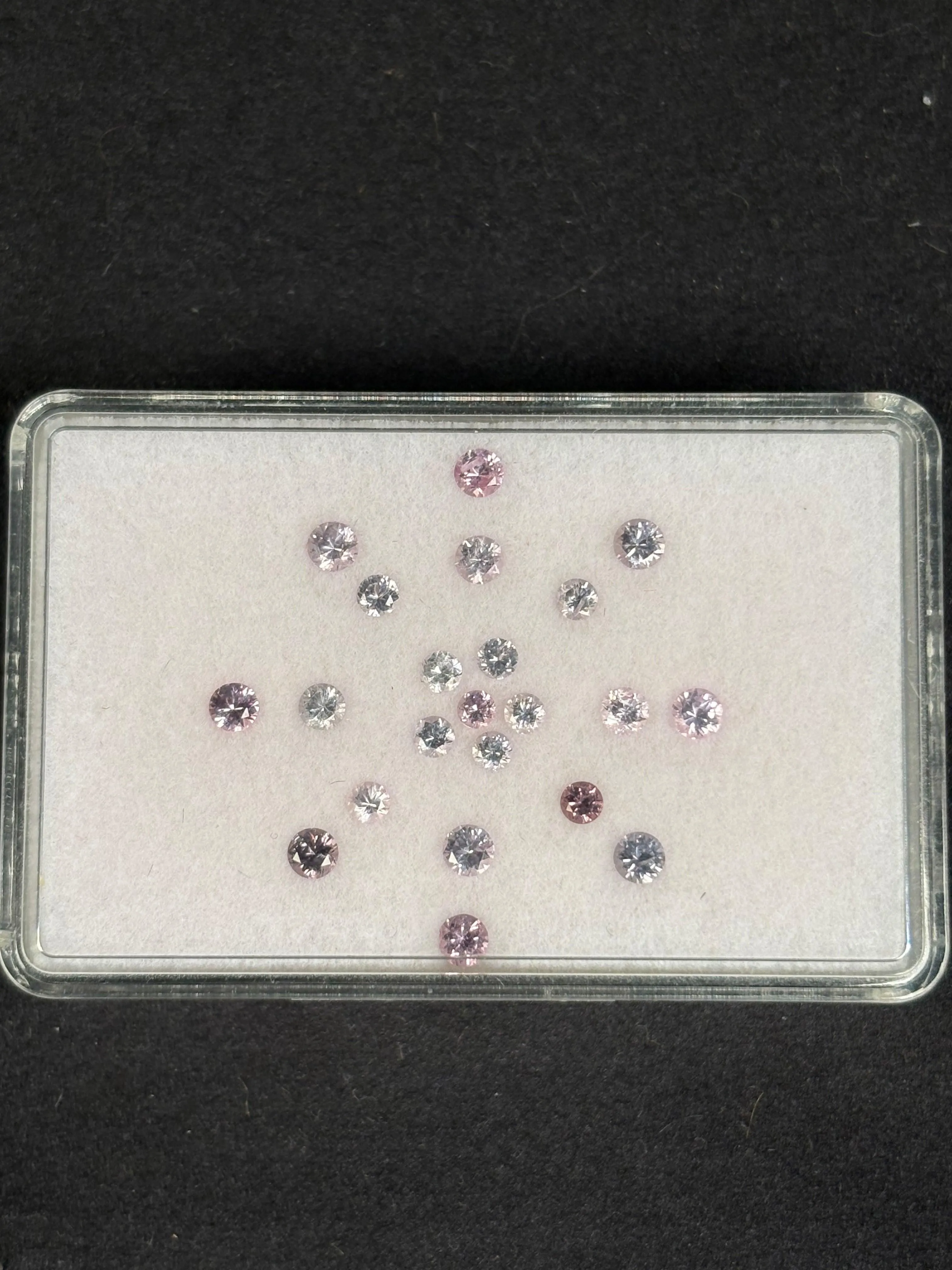 2.2ctw Spinel Lot from Burma, 22 stones, 2.5 - 3.2 mm · GEM-5683