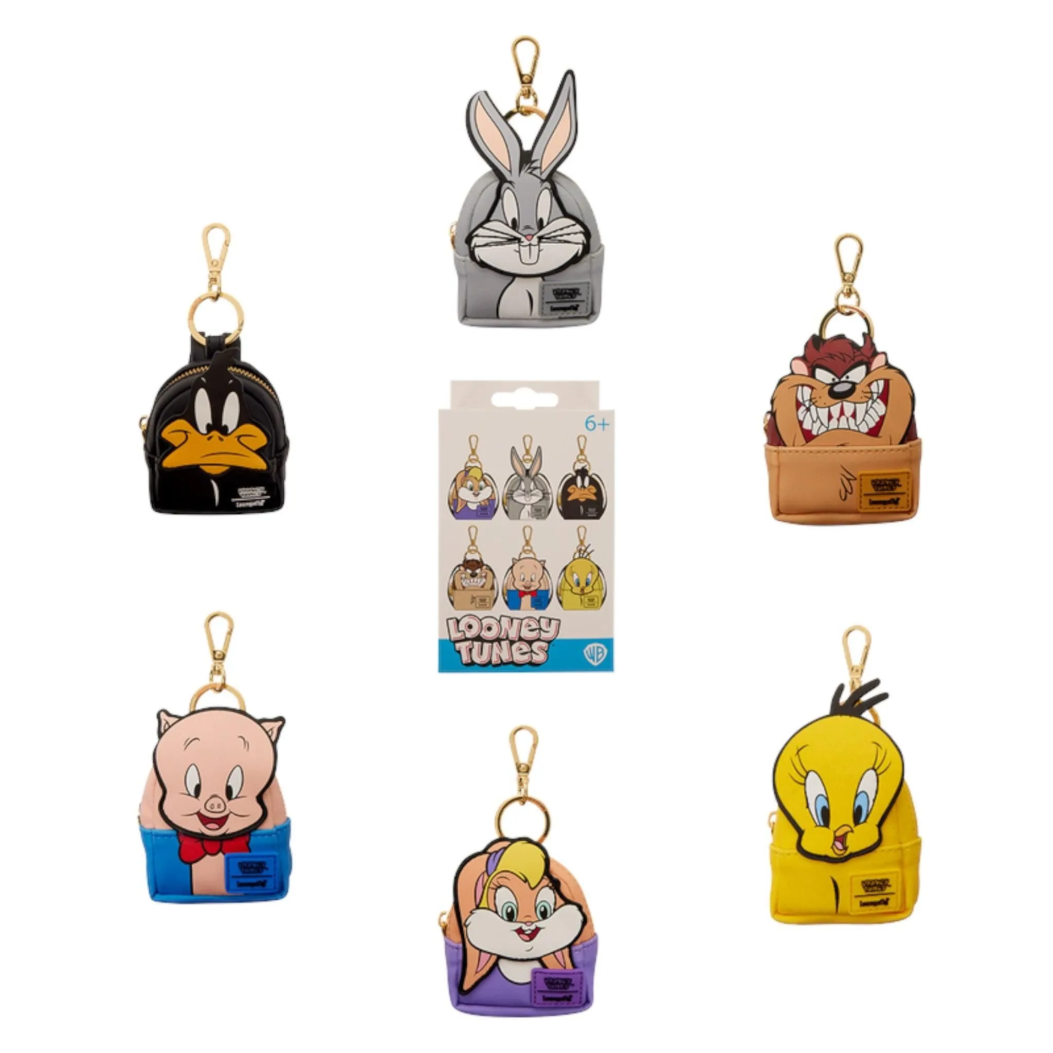 Loungefly New Looney Tunes Cosplay Mystery Mini Backpack Keychain Charm