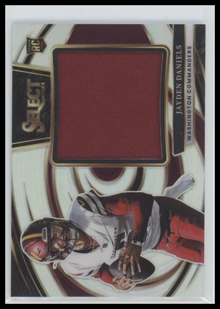 2024 Panini Select Jumbo Rookie Swatch Prizm Jayden Daniels #/149 #JRS-JDS
