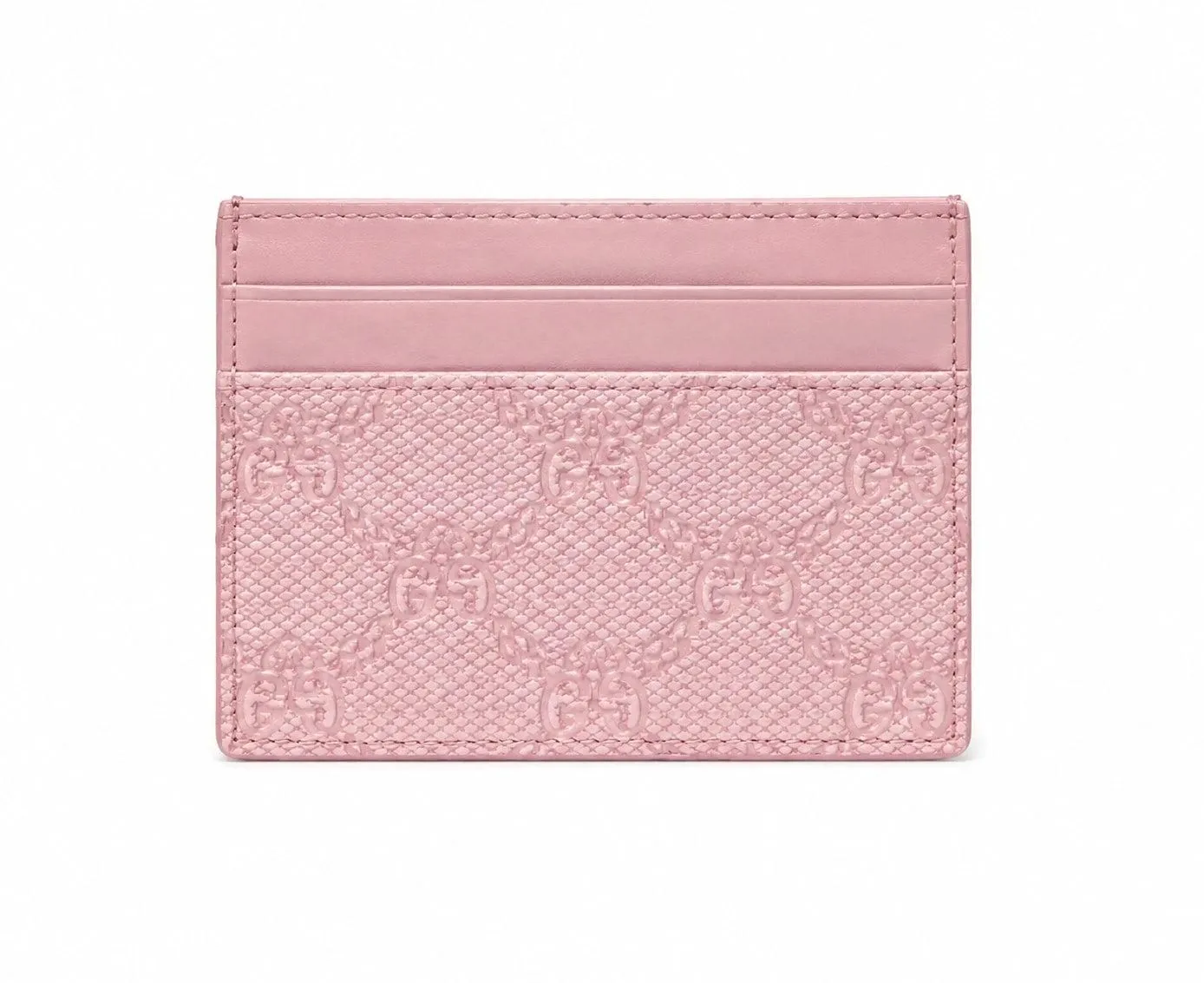 MCM Himmel Card Case In Lauretos In Pink