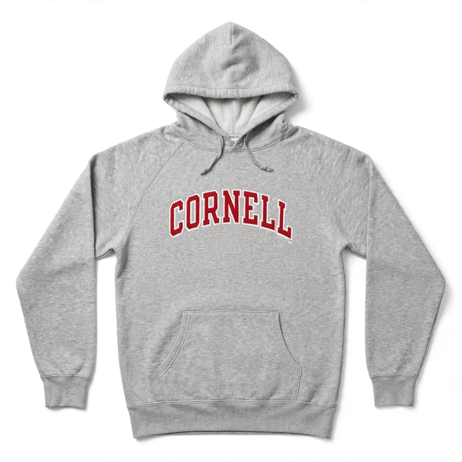 Champion Cornell Hoodie Size M Heather Grey Sport Stretch Authentic