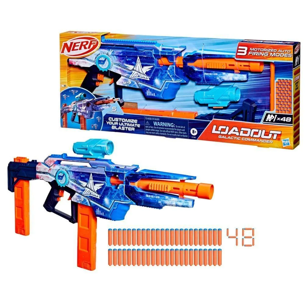 Brand New - NERF Loadout Galactic Commander Blaster