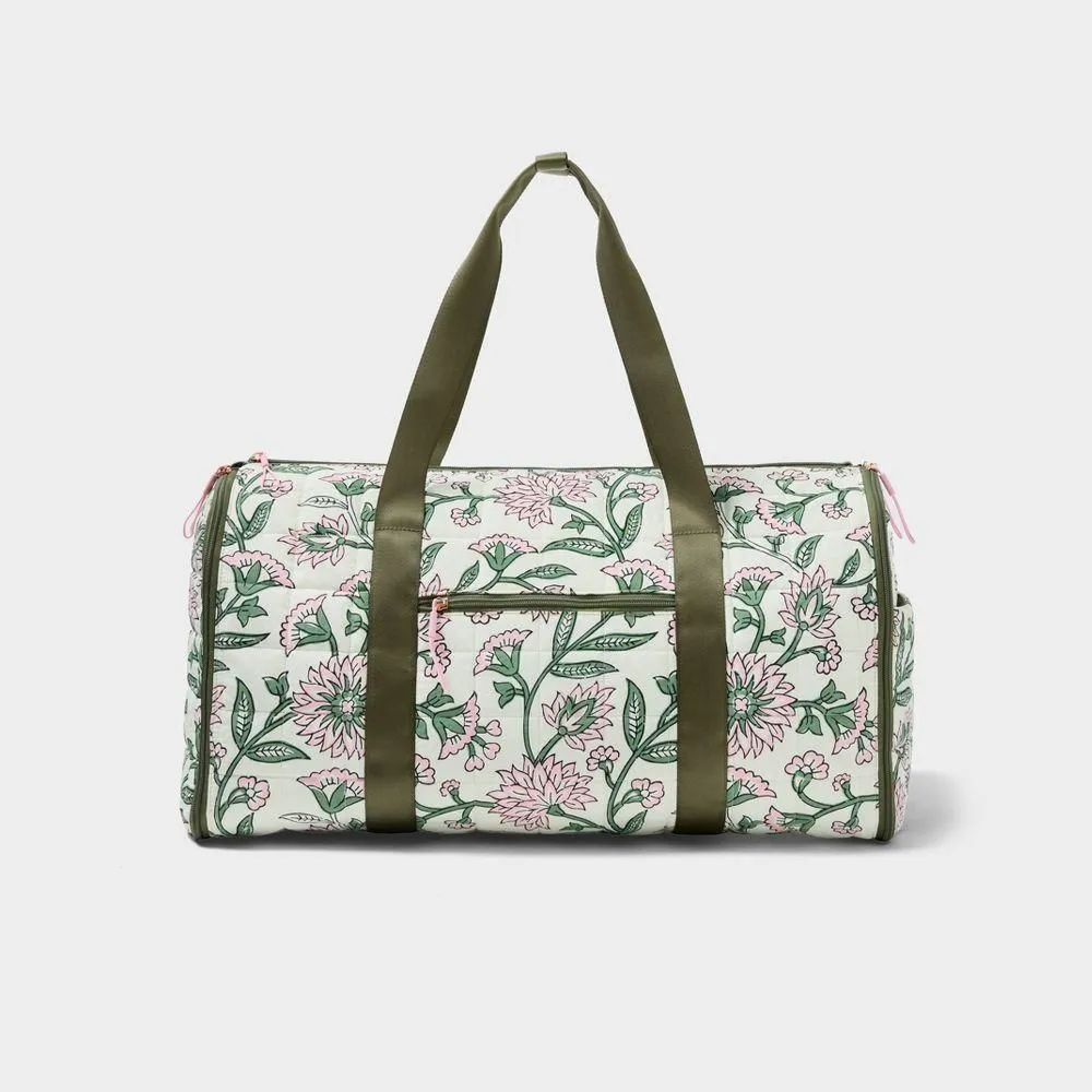 New Without Tags - Ink & Barrel 41L Softside Garment Duffel Bag - Floral