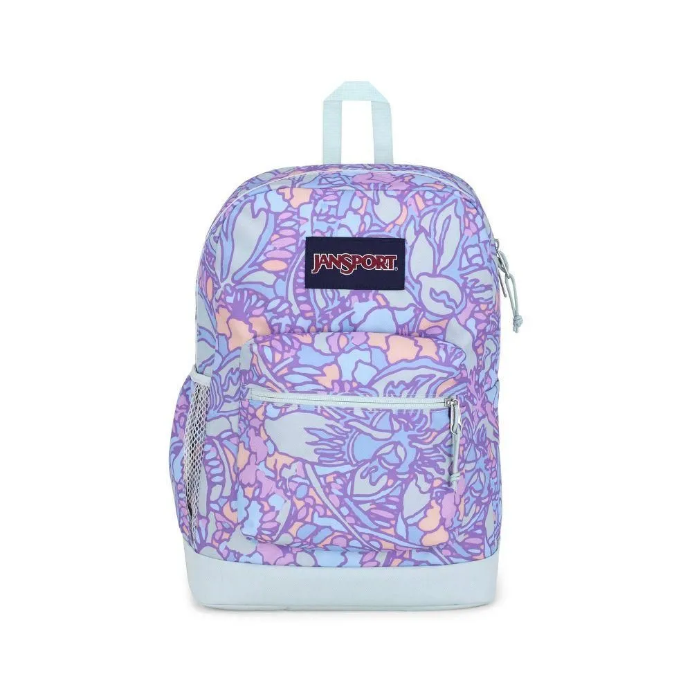 New Without Tags - JanSport Cross Town Plus 17" Backpack - Fluid Floral: School Bookbag