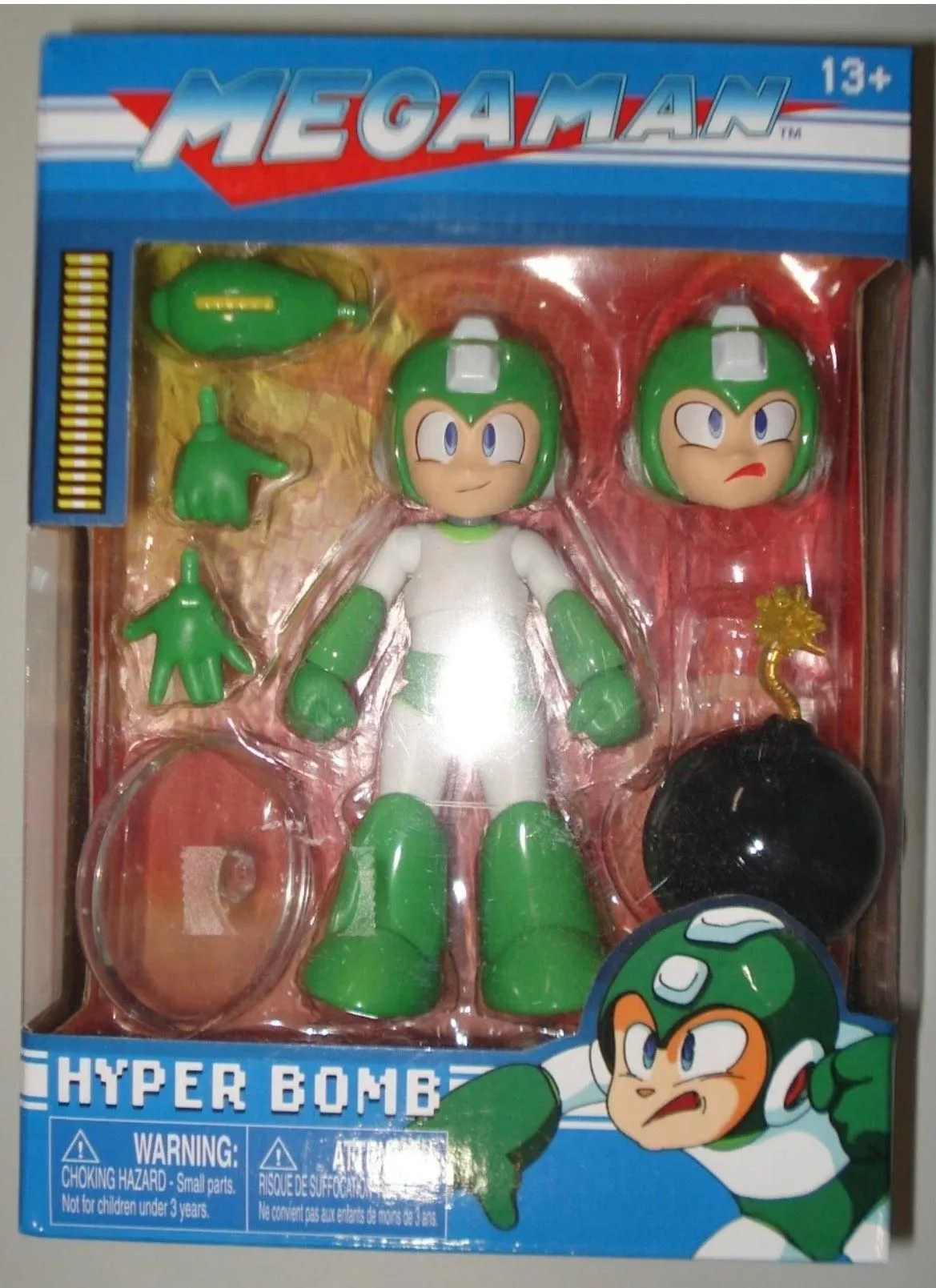 2024 Jada 4.5" Mega Man Hyper Bomb  Figure w/ Accessories New In Box 34507