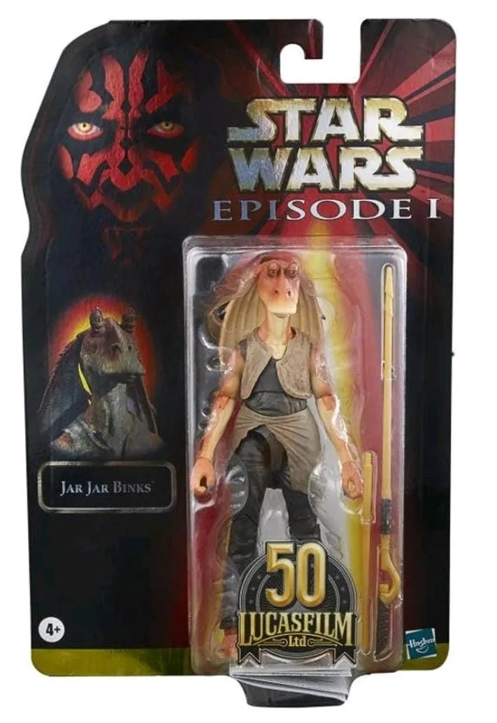 Star Wars Black Series 50th Anniversary Jar Jar Binks Figure NEW