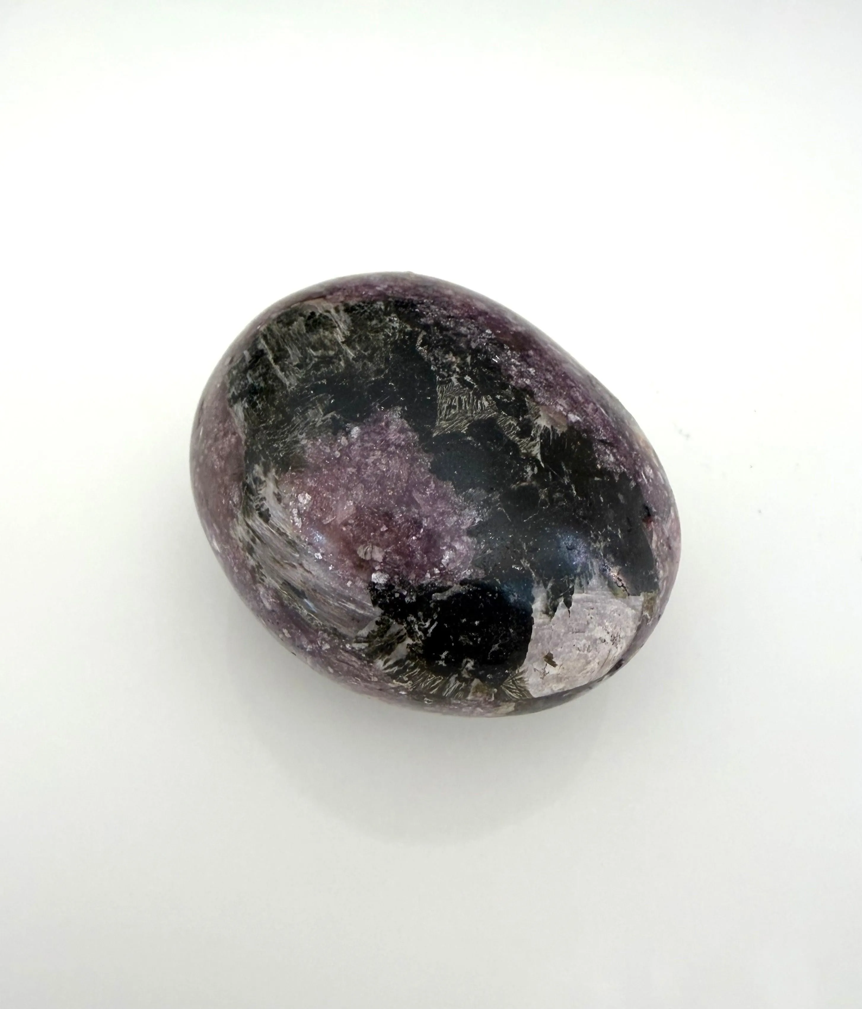 Rare XL Lepidolite Palm Stone