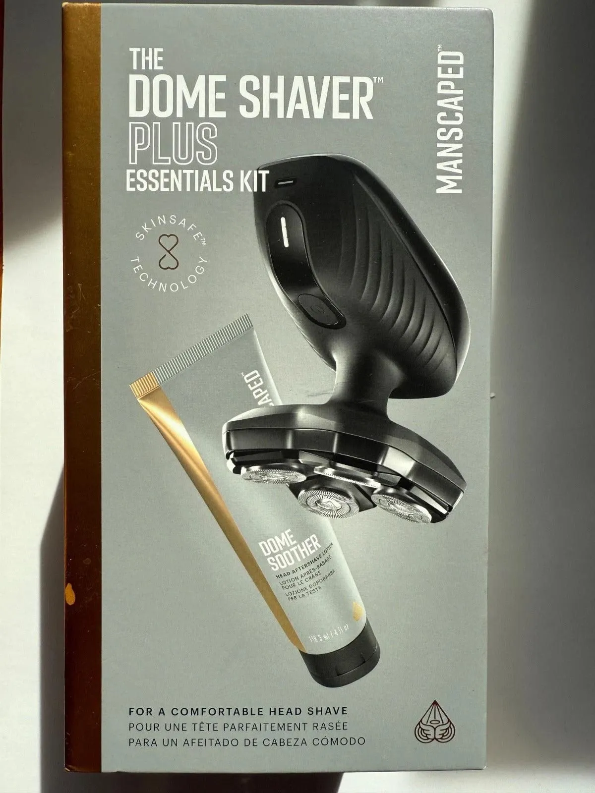 Brand New - Electric Head Shaver & Aftershave Lotion Set - 4-Blade Rotary Kit