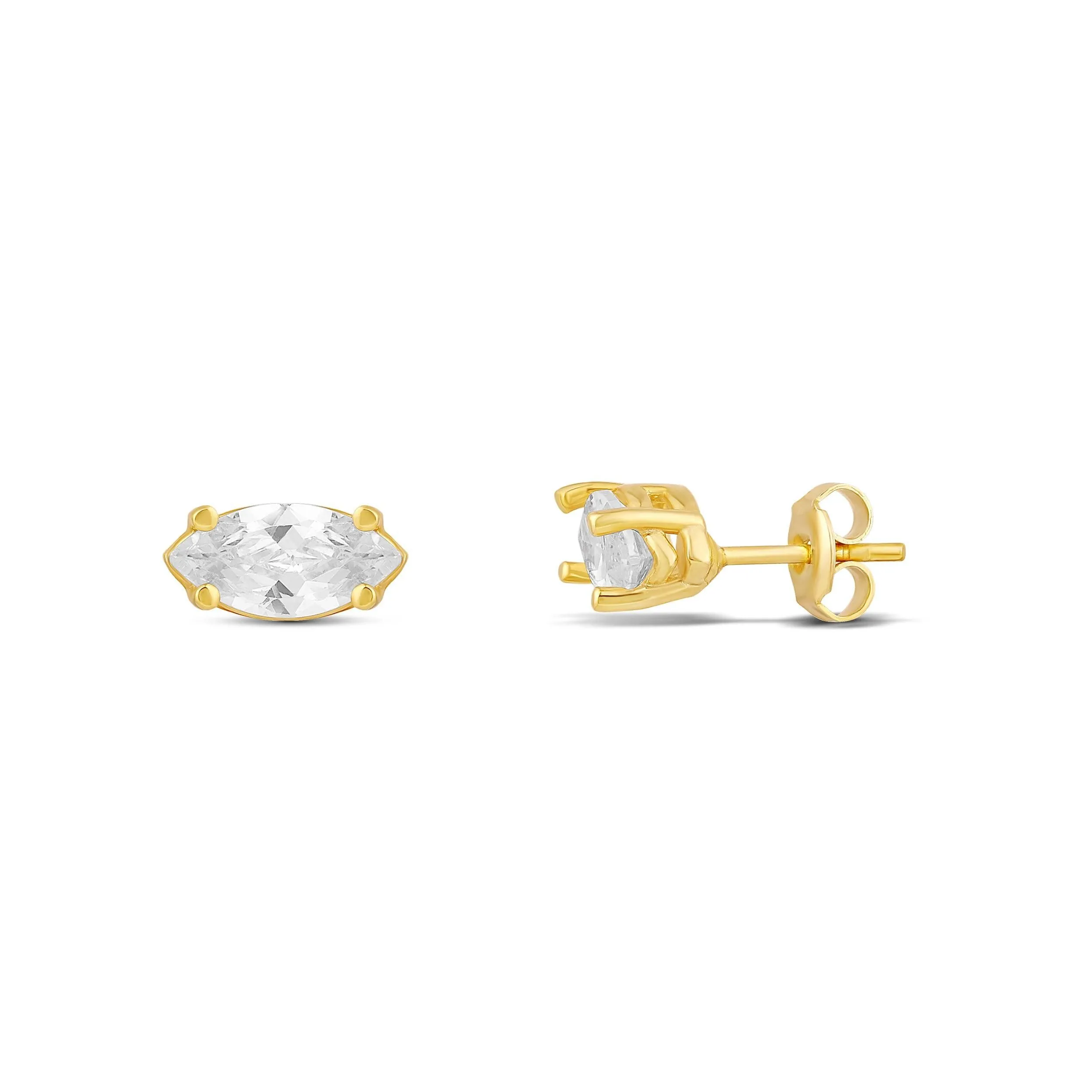 Marquise Stud Earrings