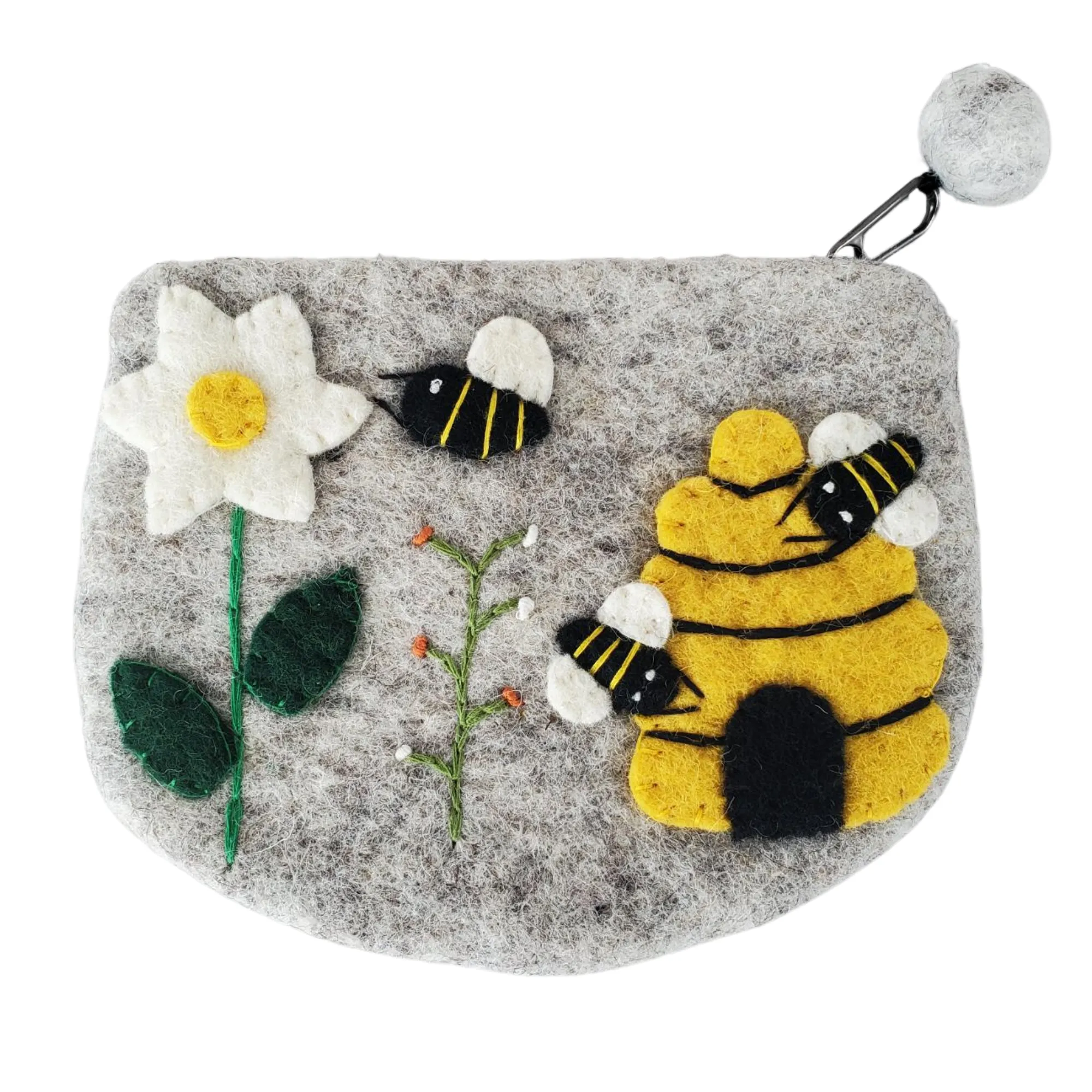 Wool Bee Bag - Handmade