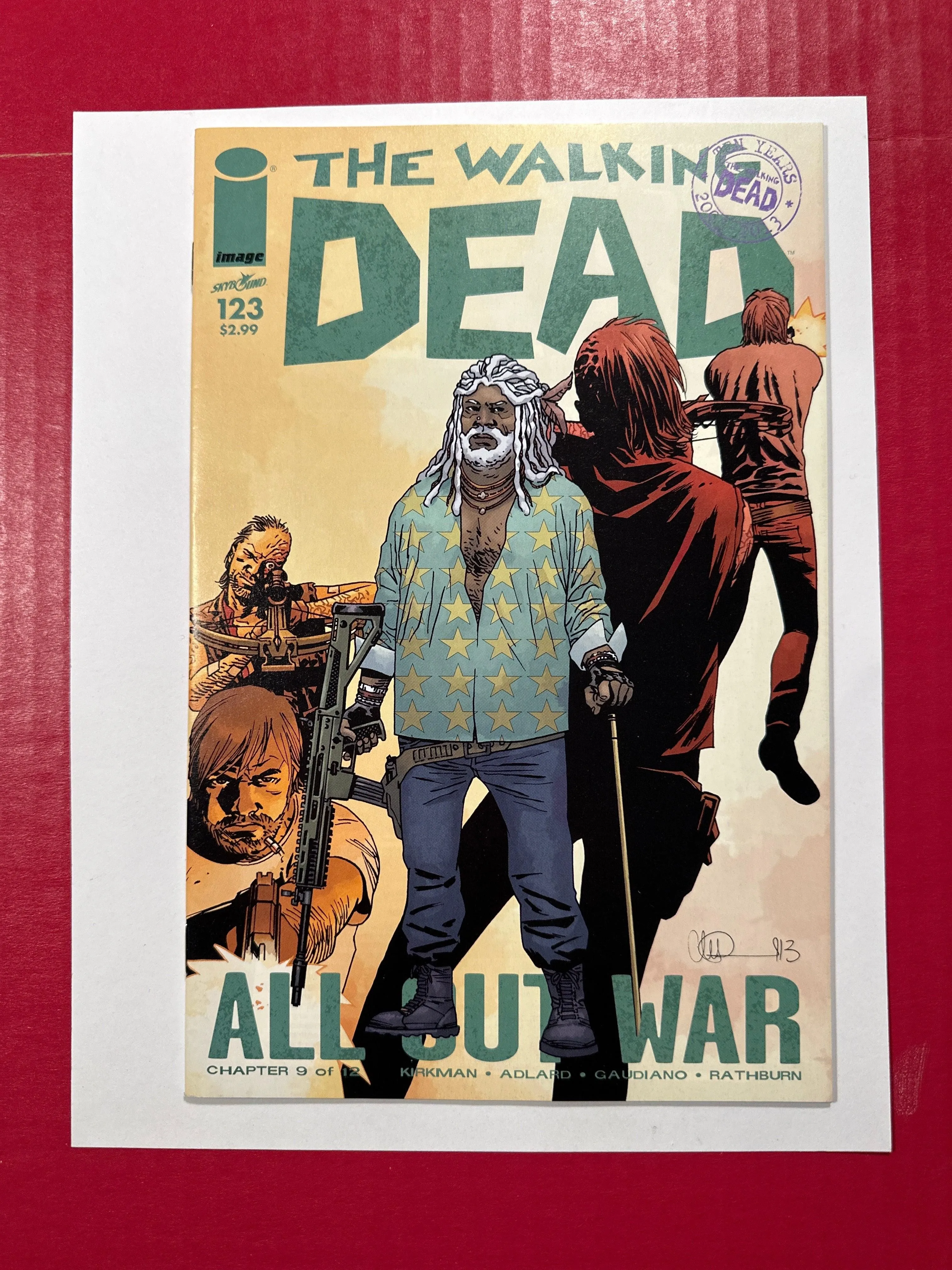 The Walking Dead #123 (Image Comics 2014)  Charlie Adlard & Dave Stewart Cover