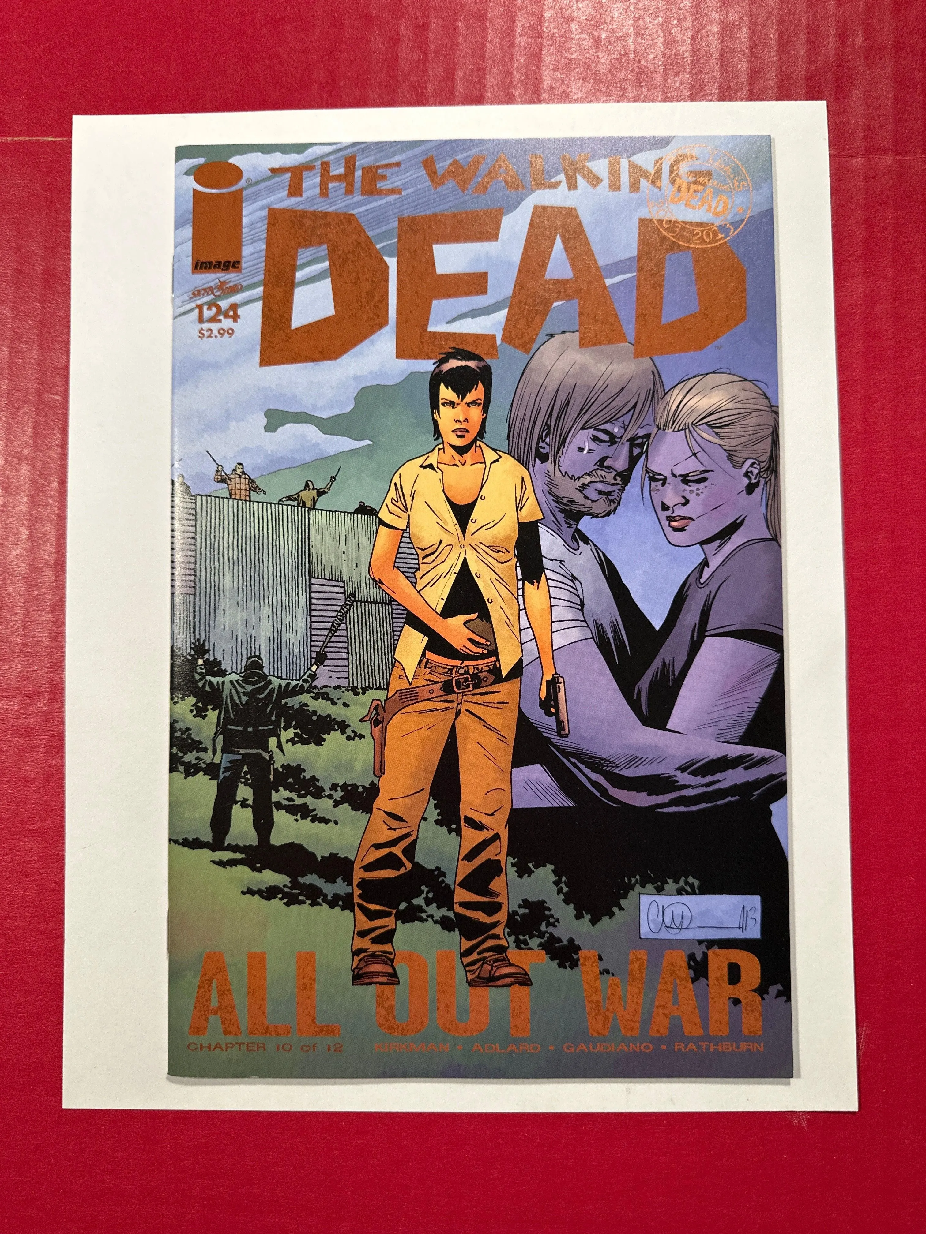 The Walking Dead #124 (Image Comics 2014)  Charlie Adlard & Dave Stewart Cover