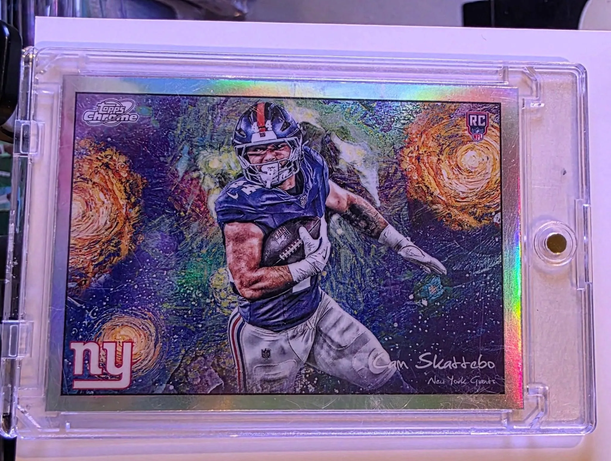 2025 Topps Cosmic Chrome Cam Skattebo Stars in the Night #STN-5 RC