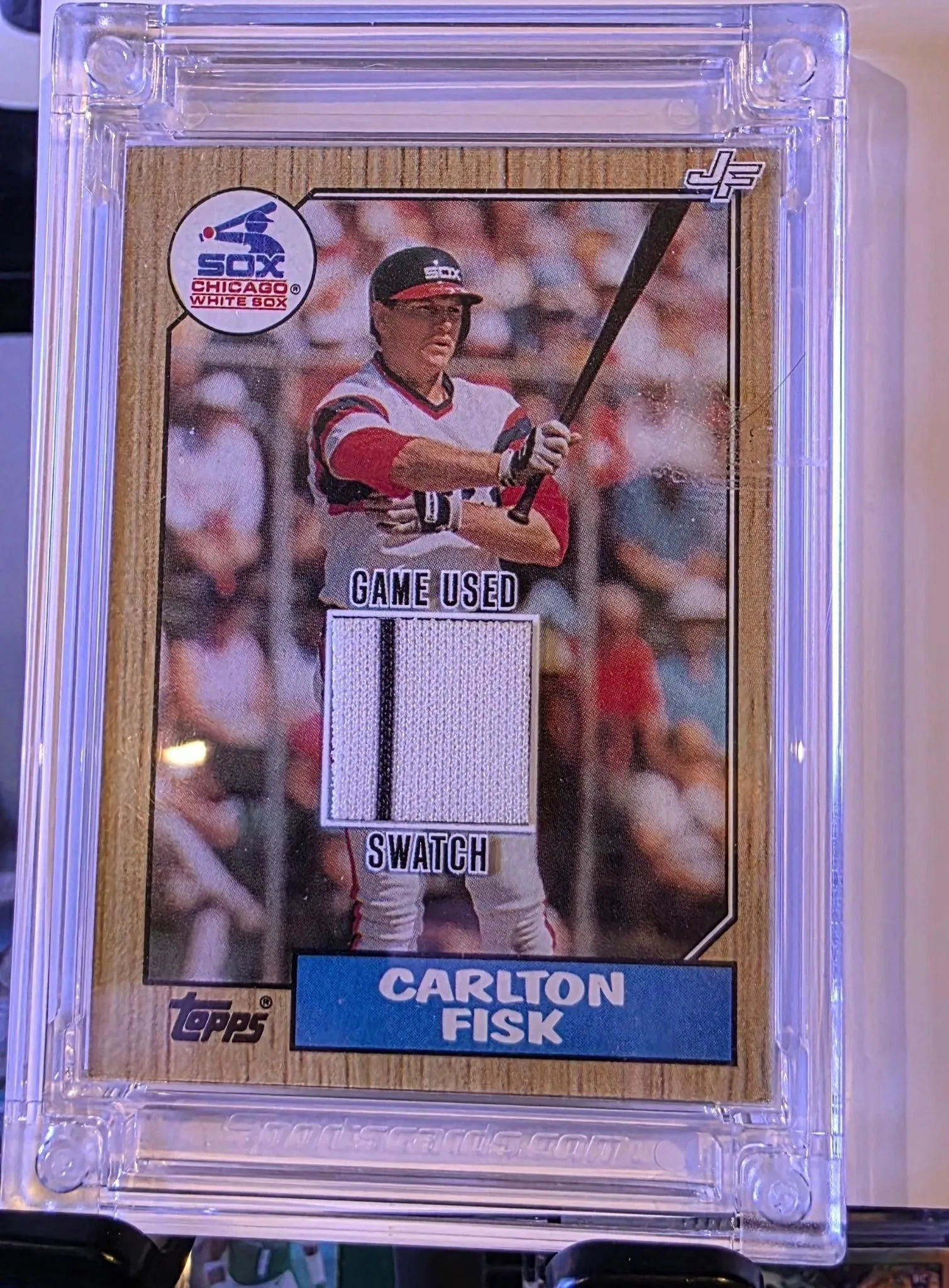 2024 Jersey Fusion Carlton Fisk Game-Used 1991 Jersey #CF91 White Sox