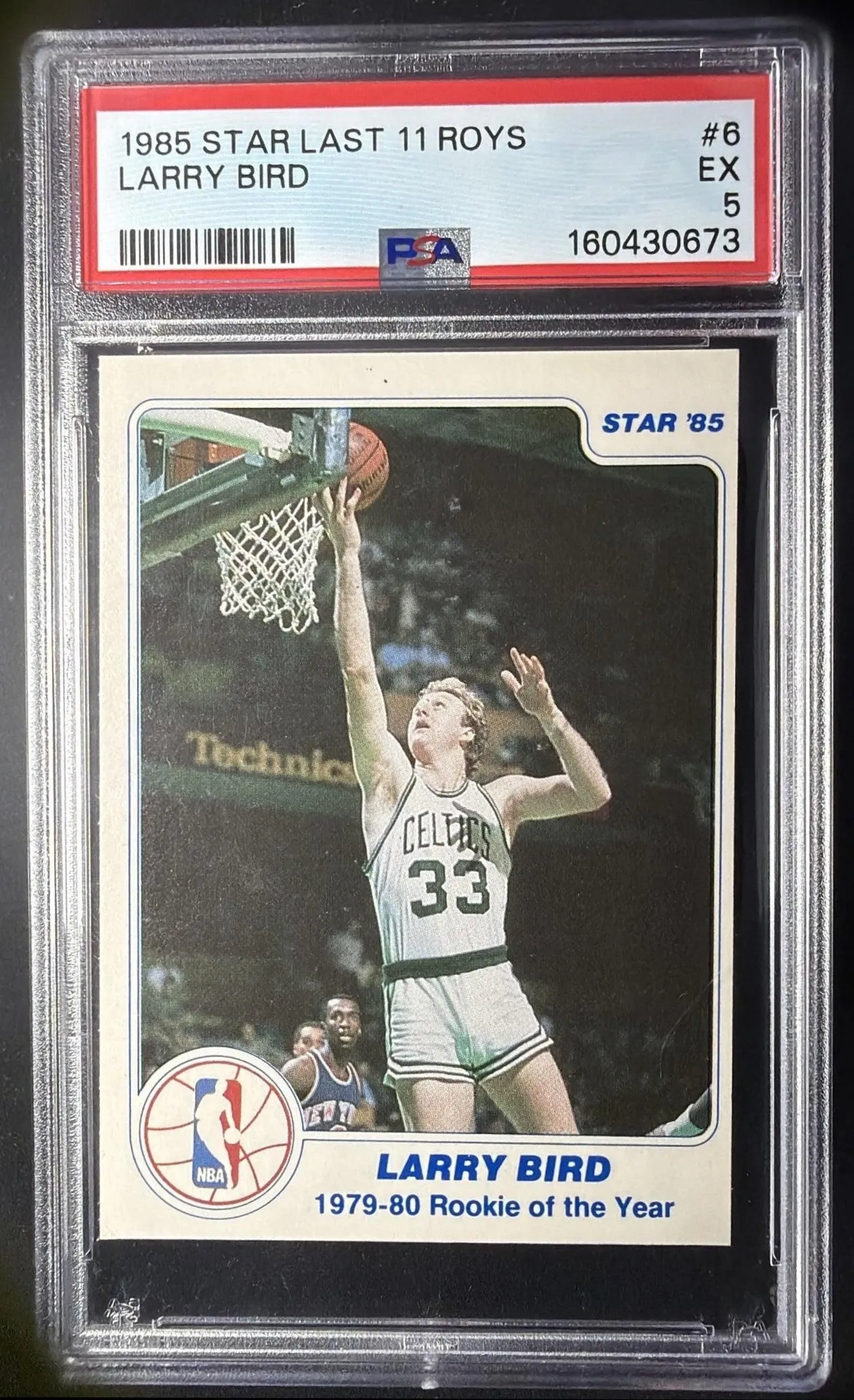 1984-85 Star Larry Bird #6 PSA 5